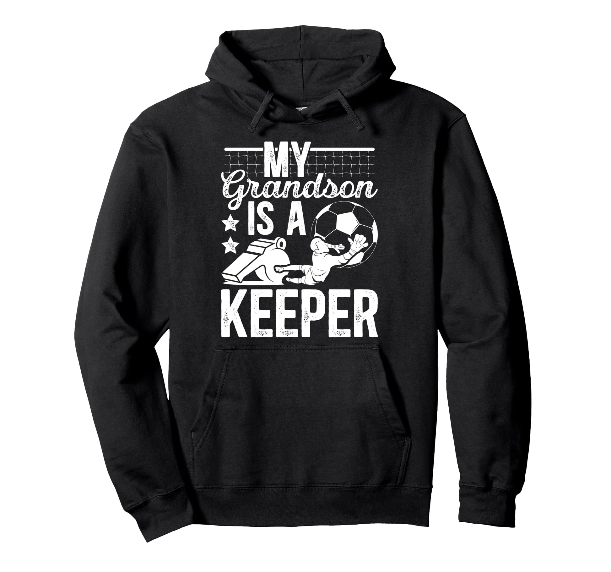 Proud Soccer Keeper Pop Pop Grandpa Hoodie - Custom Art Print Men Women - T-Shirt, Sweatshirt, Hoodie