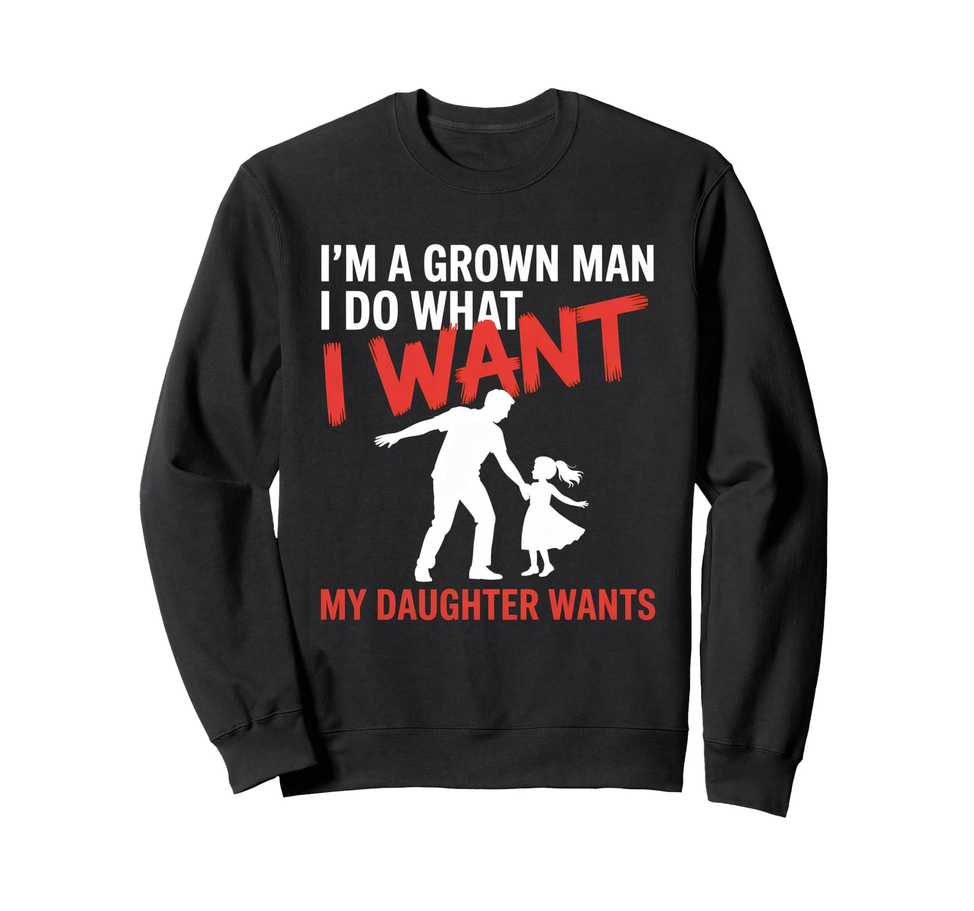 Funny Dad Father Daddy Gift Dad Sweatshirt - Minimalist Print Men Women - T-Shirt, Sweatshirt, Hoodie