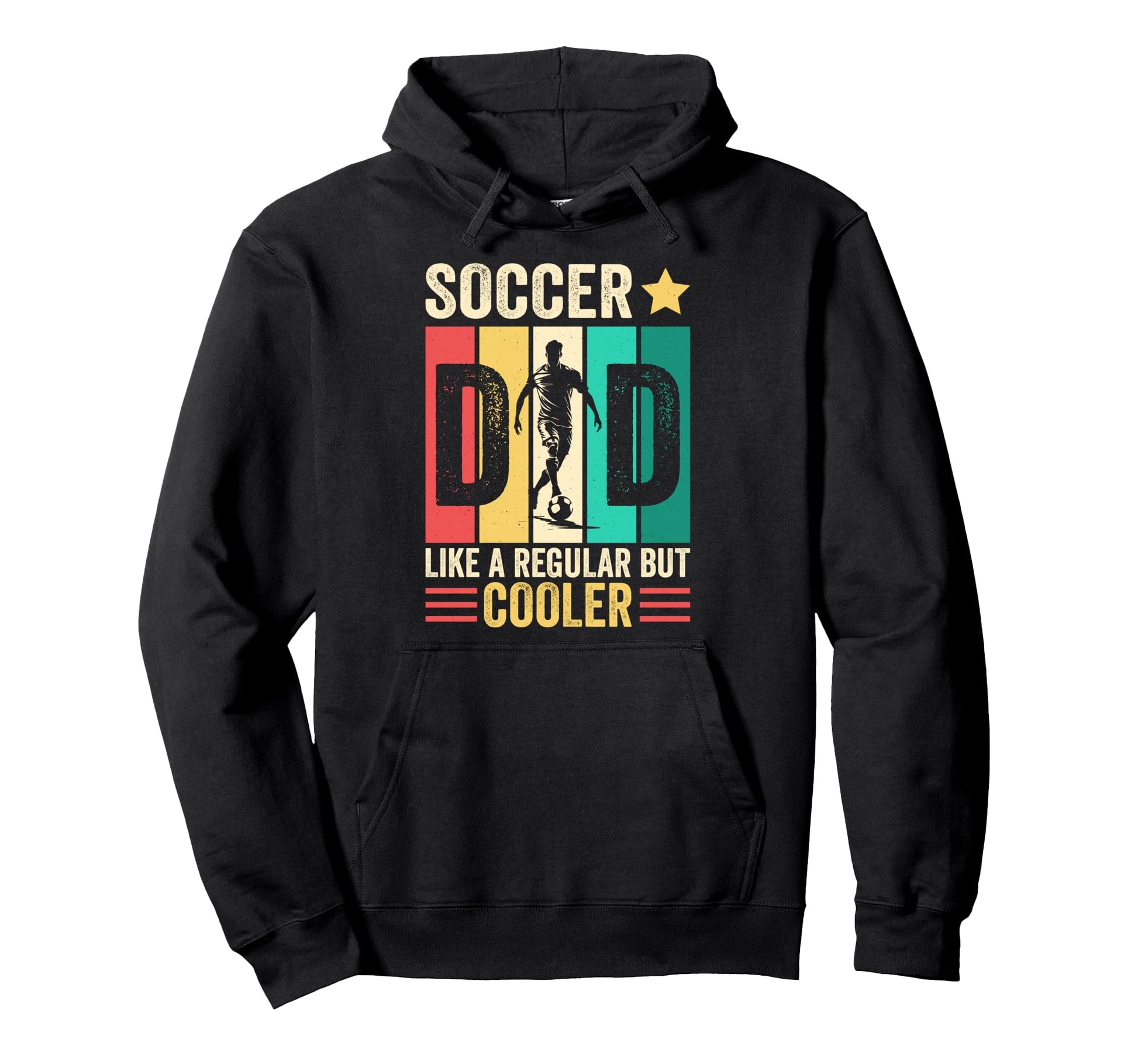 Soccer Dad Like Regular Dad But Cooler Hoodie - Minimalist Print Unisex - T-Shirt, Sweatshirt, Hoodie