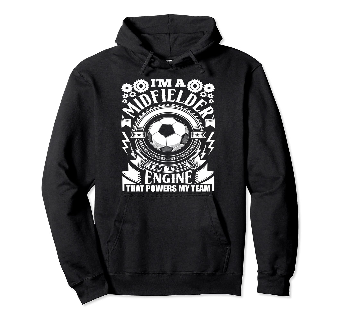 Im Midfielder Soccer Hoodie - Minimalist Print Unisex - T-Shirt, Sweatshirt, Hoodie