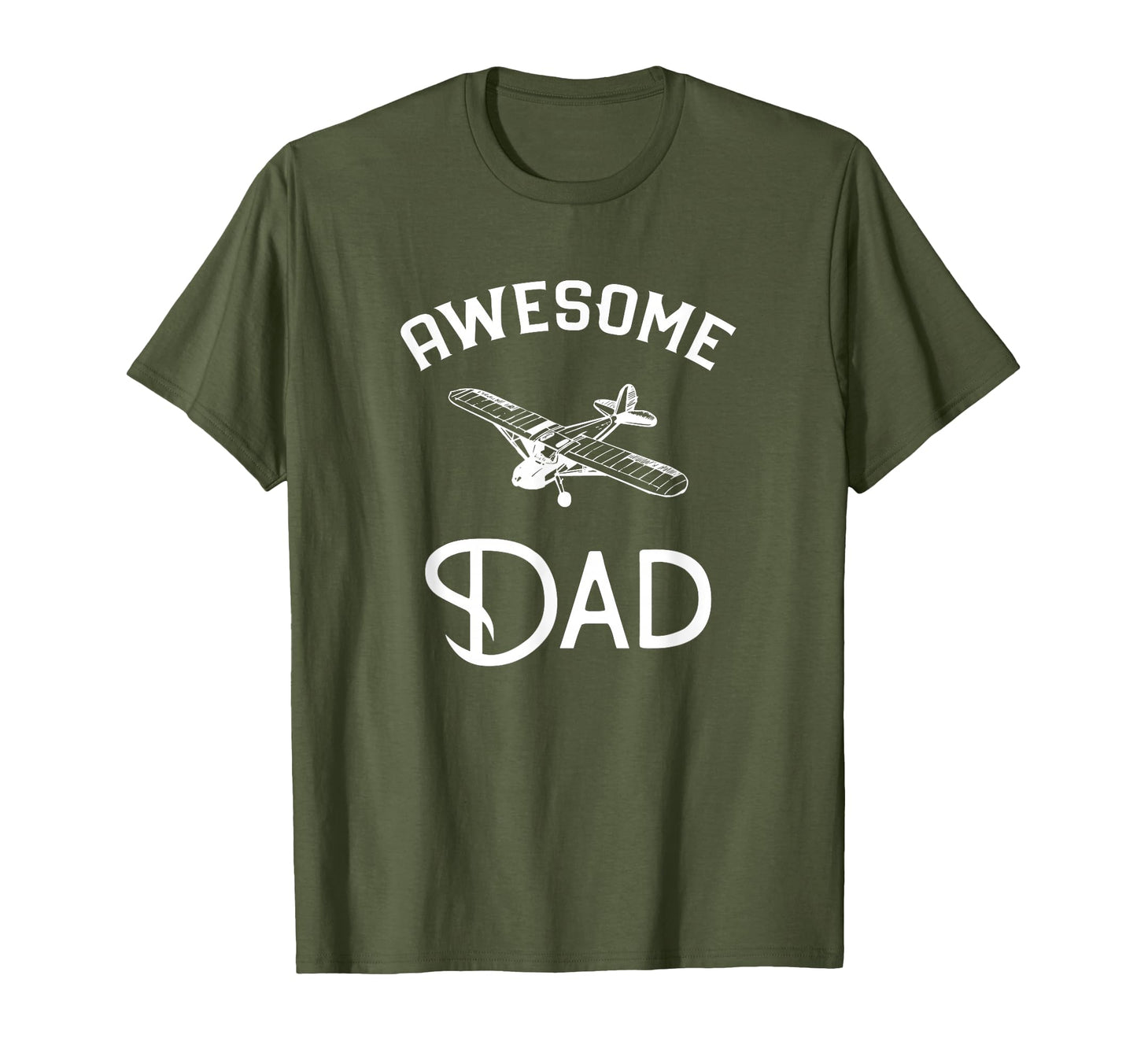 Mens Awesome Pilot Dad Plane Aviator T-Shirt - Minimalist Print Unisex - T-Shirt, Sweatshirt, Hoodie