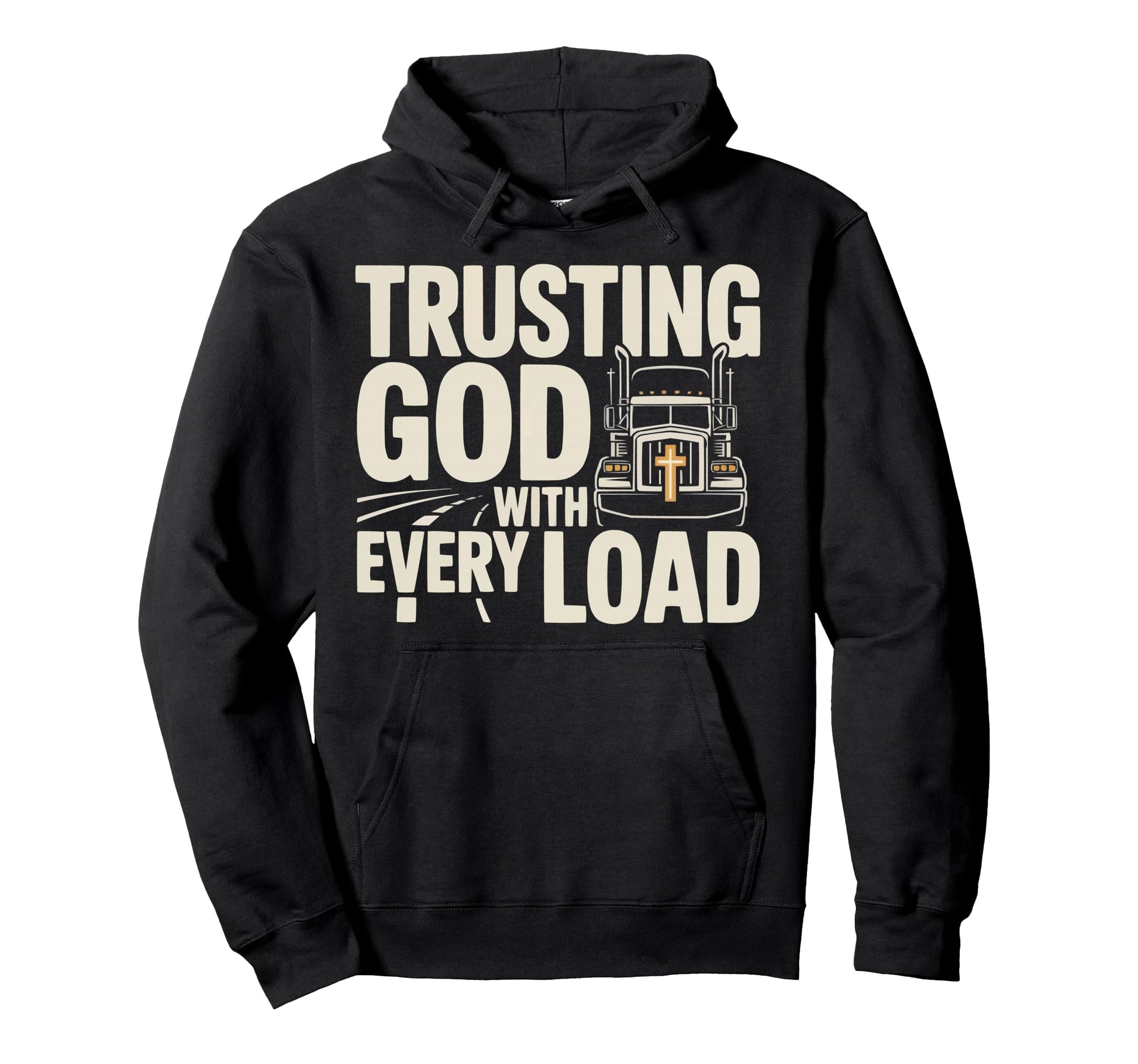 Christian Truck Driver Trucker Hoodie - Novelty Apparel Men Women - T-Shirt, Sweatshirt, Hoodie