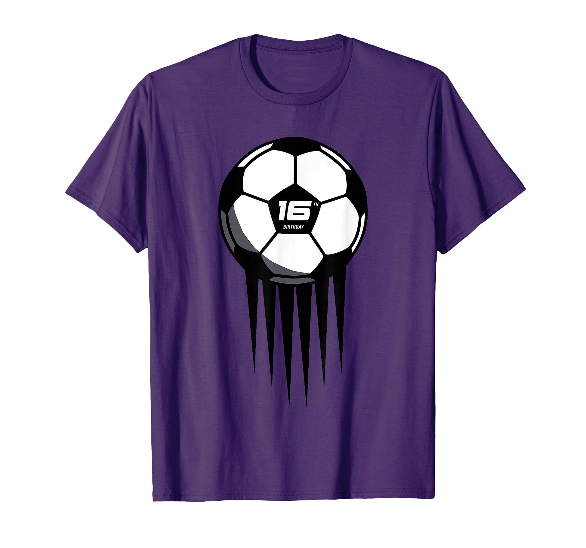 16Th Birthday Soccer 16 Years Old T-Shirt - Trendy Graphic for Adults - T-Shirt, Sweatshirt, Hoodie