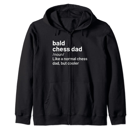Bald Chess Dad Definition Shirts T-Shirt - Minimalist Print for Adults - T-Shirt, Sweatshirt, Hoodie