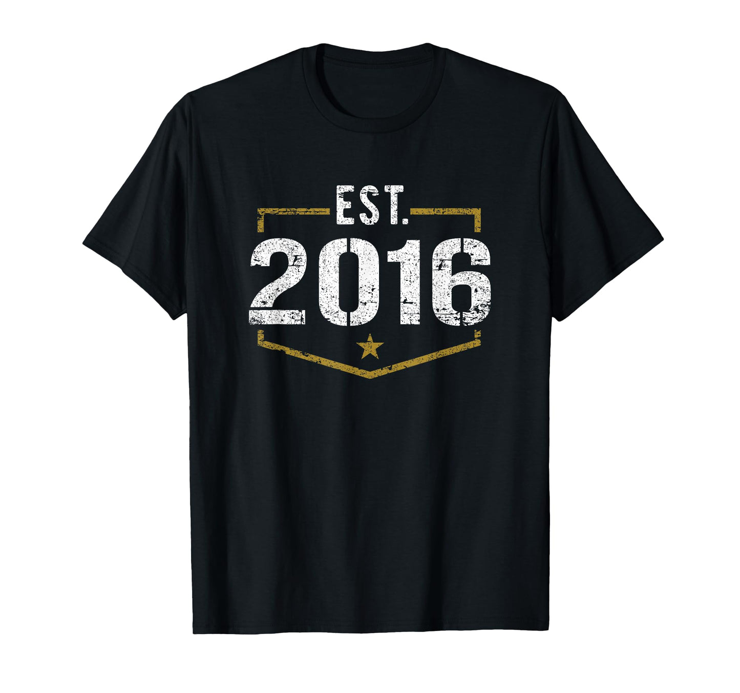 Est 2016 Established 2016 Birthday T-Shirt - Fun Novelty Design for Adults - T-Shirt, Sweatshirt, Hoodie
