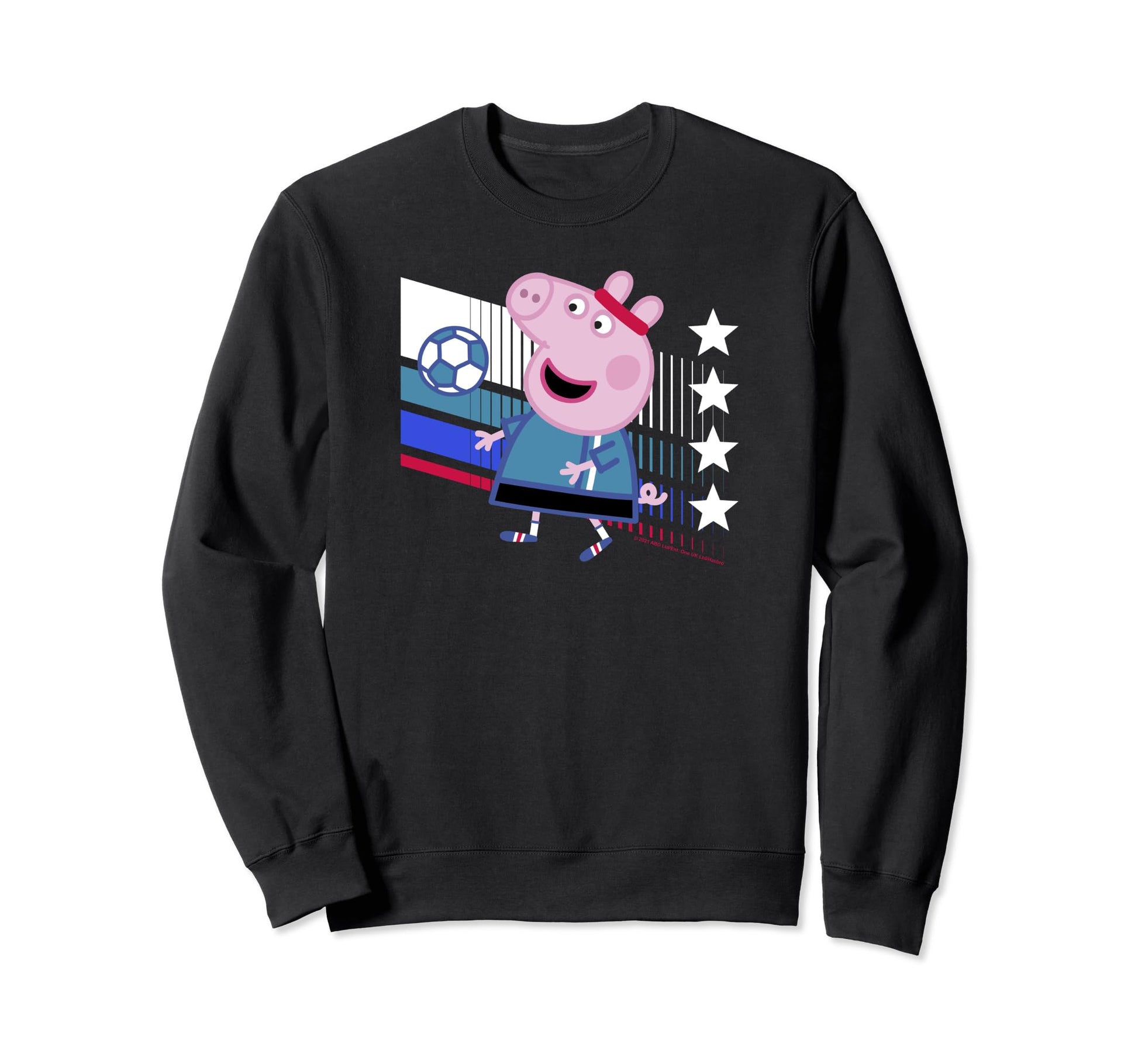 Peppa Pig Uk Soccer Colors Sweatshirt - Streetwear Style for Adults - T-Shirt, Sweatshirt, Hoodie