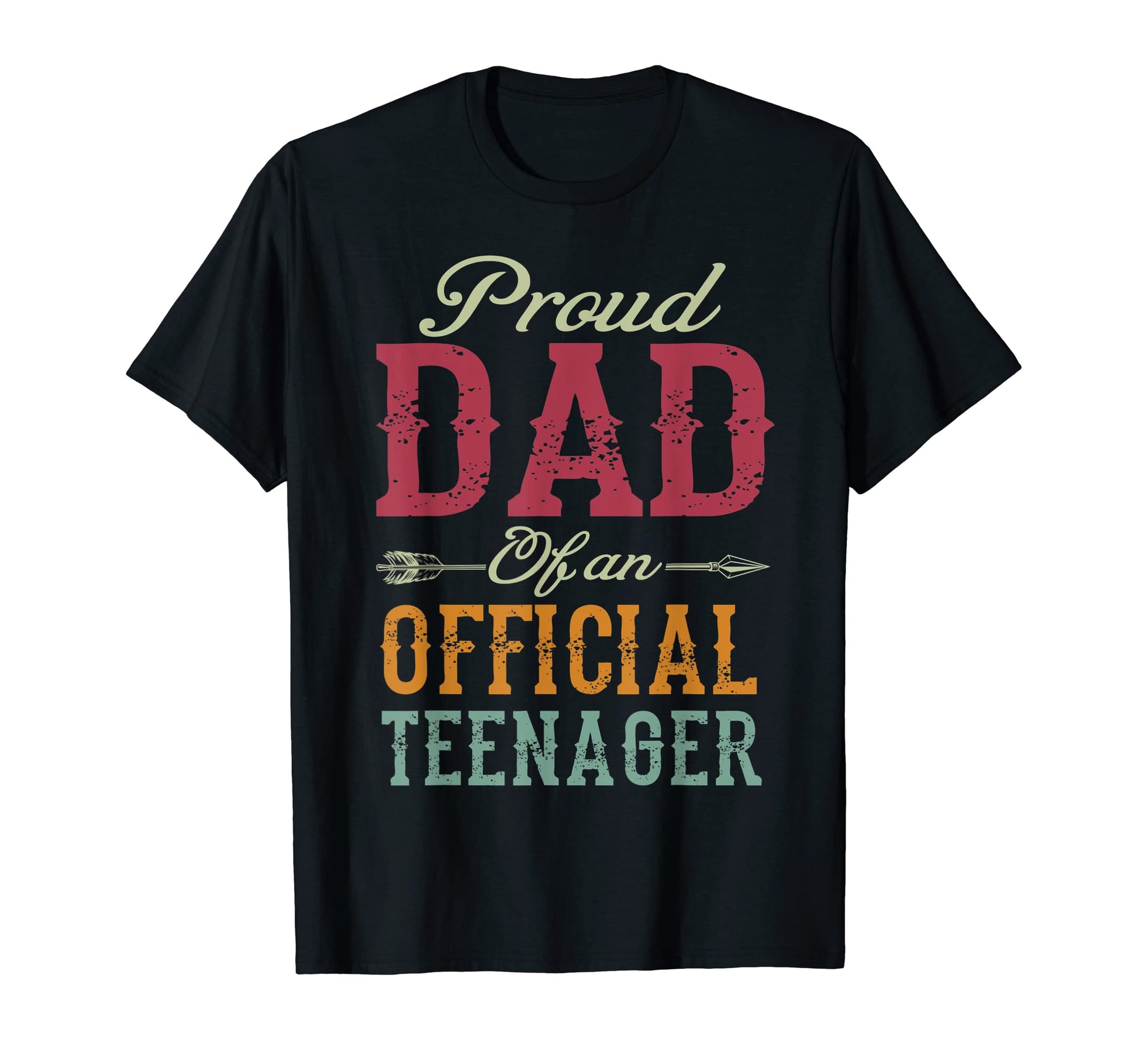 Mens Proud Dad Teenager Son Daughter T-Shirt - Custom Art Print Unisex - T-Shirt, Sweatshirt, Hoodie