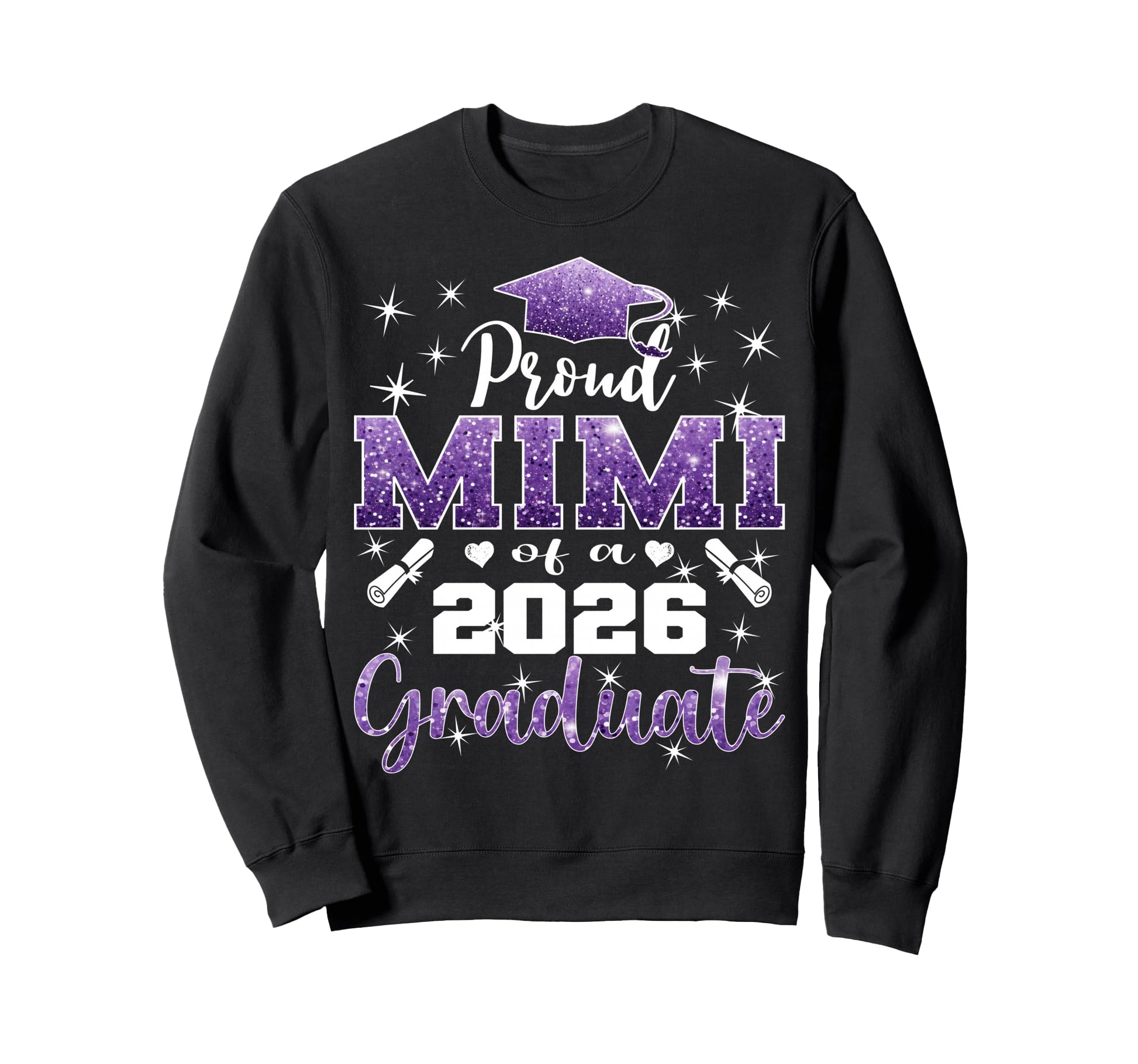 Super Proud Mimi 2026 Graduate Senior Sweatshirt - Trendy Graphic Unisex - T-Shirt, Sweatshirt, Hoodie