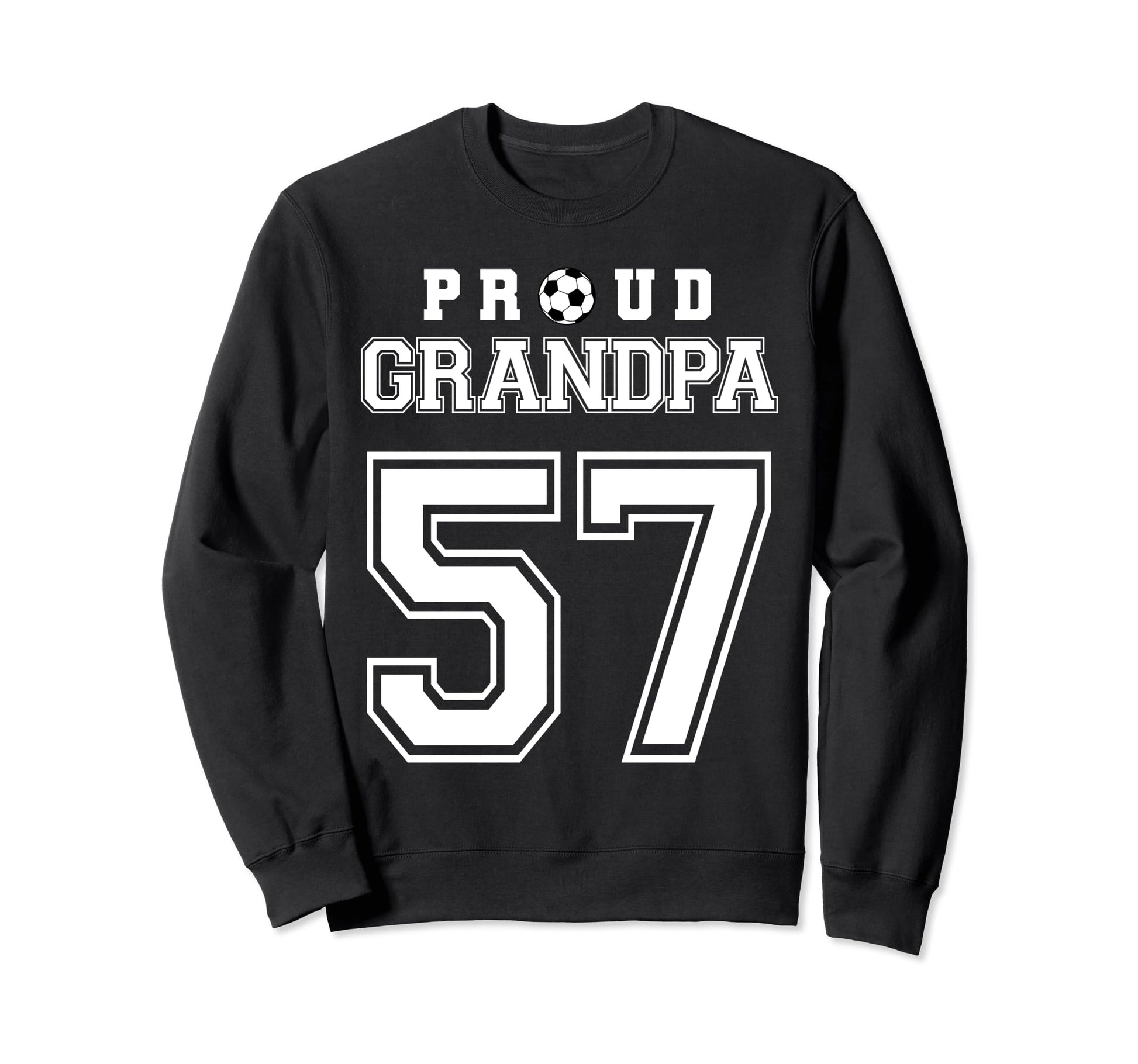 Number 57 Custom Proud Soccer Sweatshirt - Aesthetic Graphic Men Women - T-Shirt, Sweatshirt, Hoodie