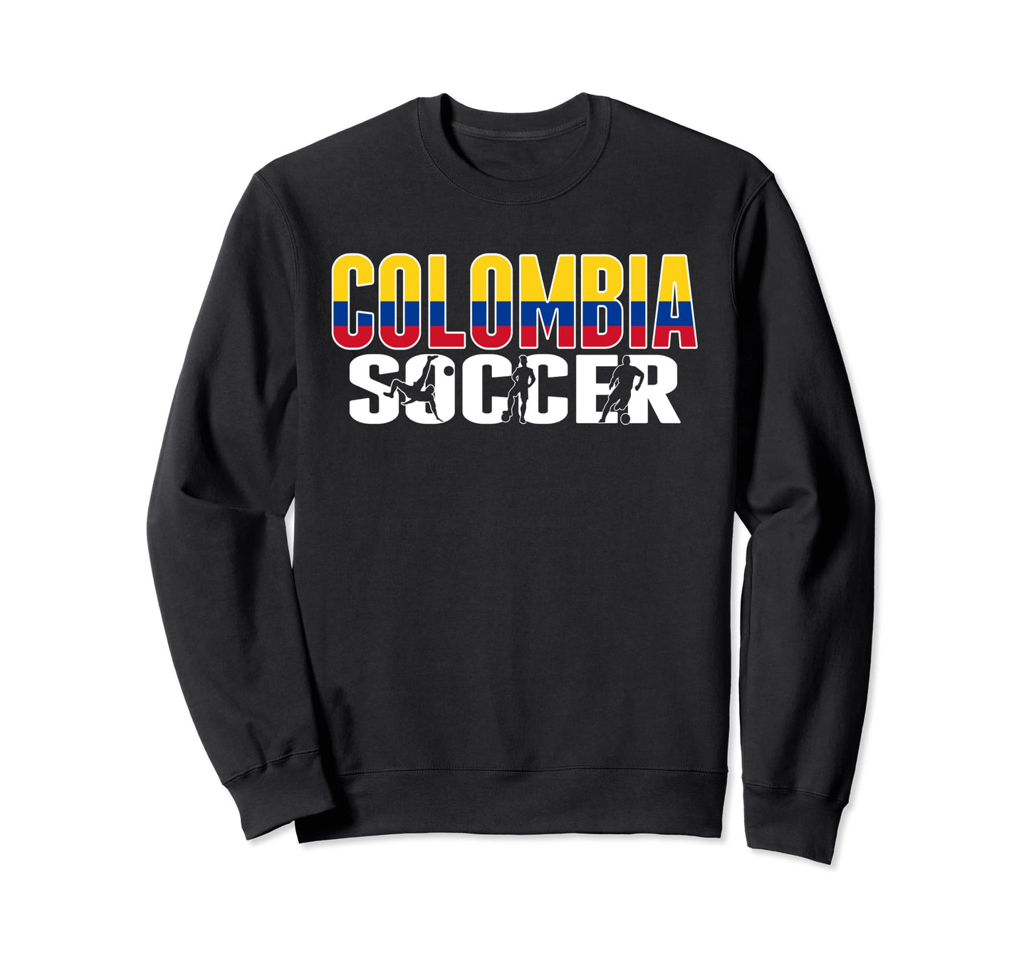 Colombia Soccer Fans Jersey Sweatshirt - Custom Art Print Men Women - T-Shirt, Sweatshirt, Hoodie