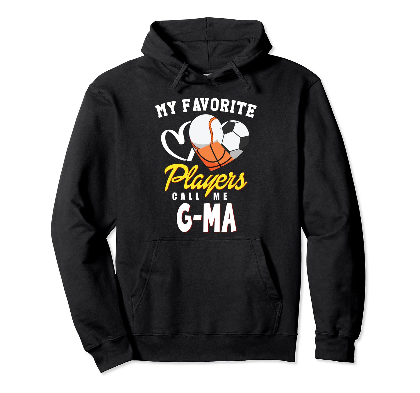 My Favorite Players Baseball Soccer Hoodie - Unique Graphic Unisex - T-Shirt, Sweatshirt, Hoodie