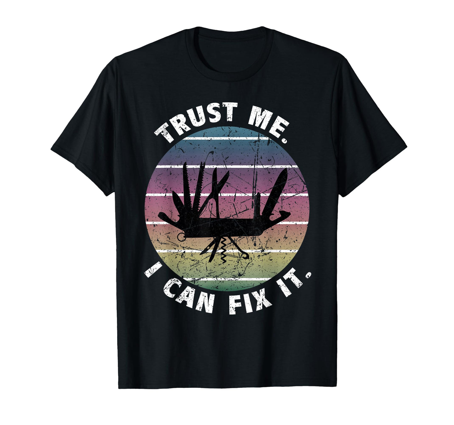 Diy Dad Fathers Day Can Fix It T-Shirt - Custom Art Print for Adults - T-Shirt, Sweatshirt, Hoodie
