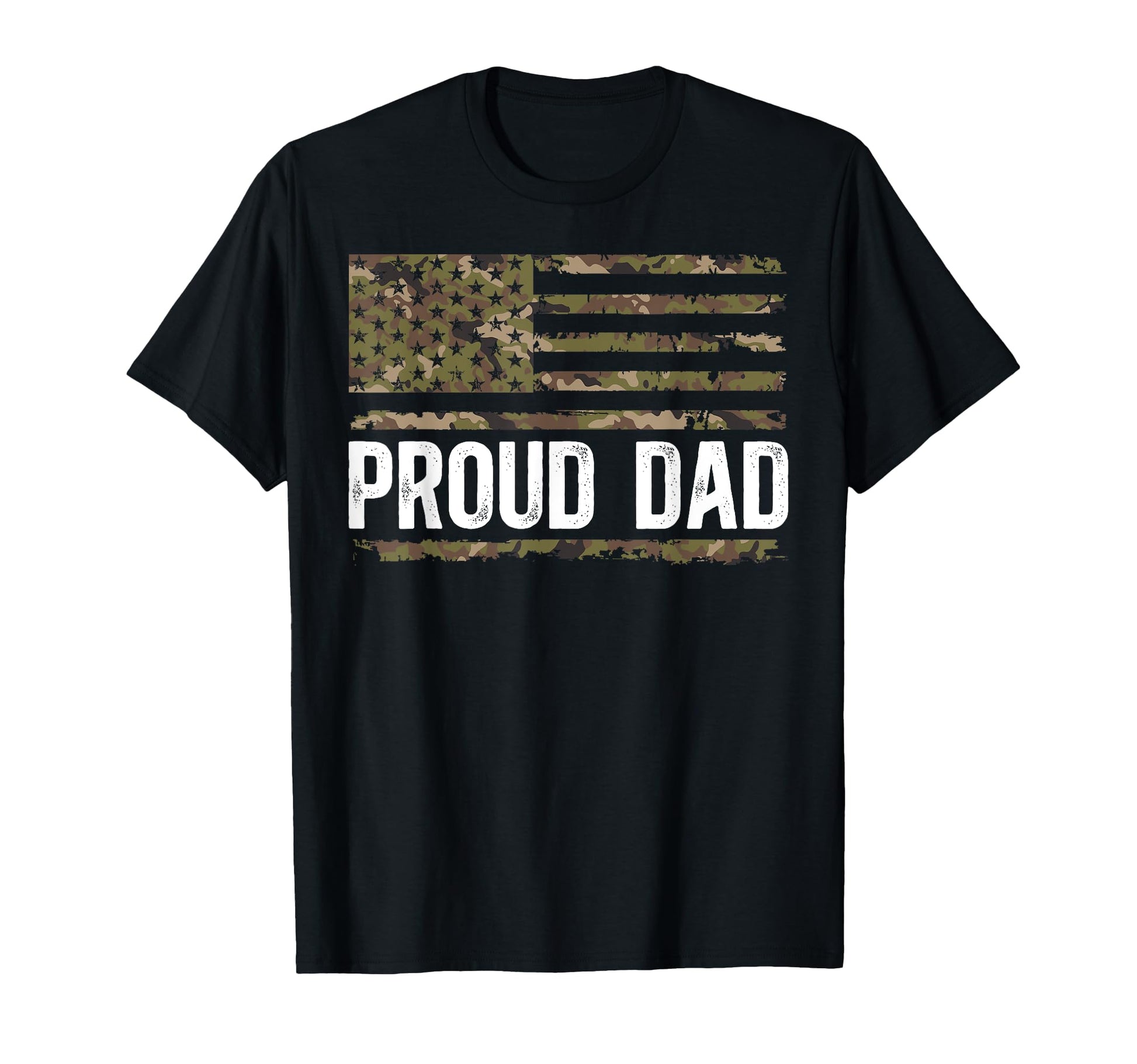 Proud Dad Us Flag Military Dad Soldier T-Shirt - Graphic Print for Adults - T-Shirt, Sweatshirt, Hoodie