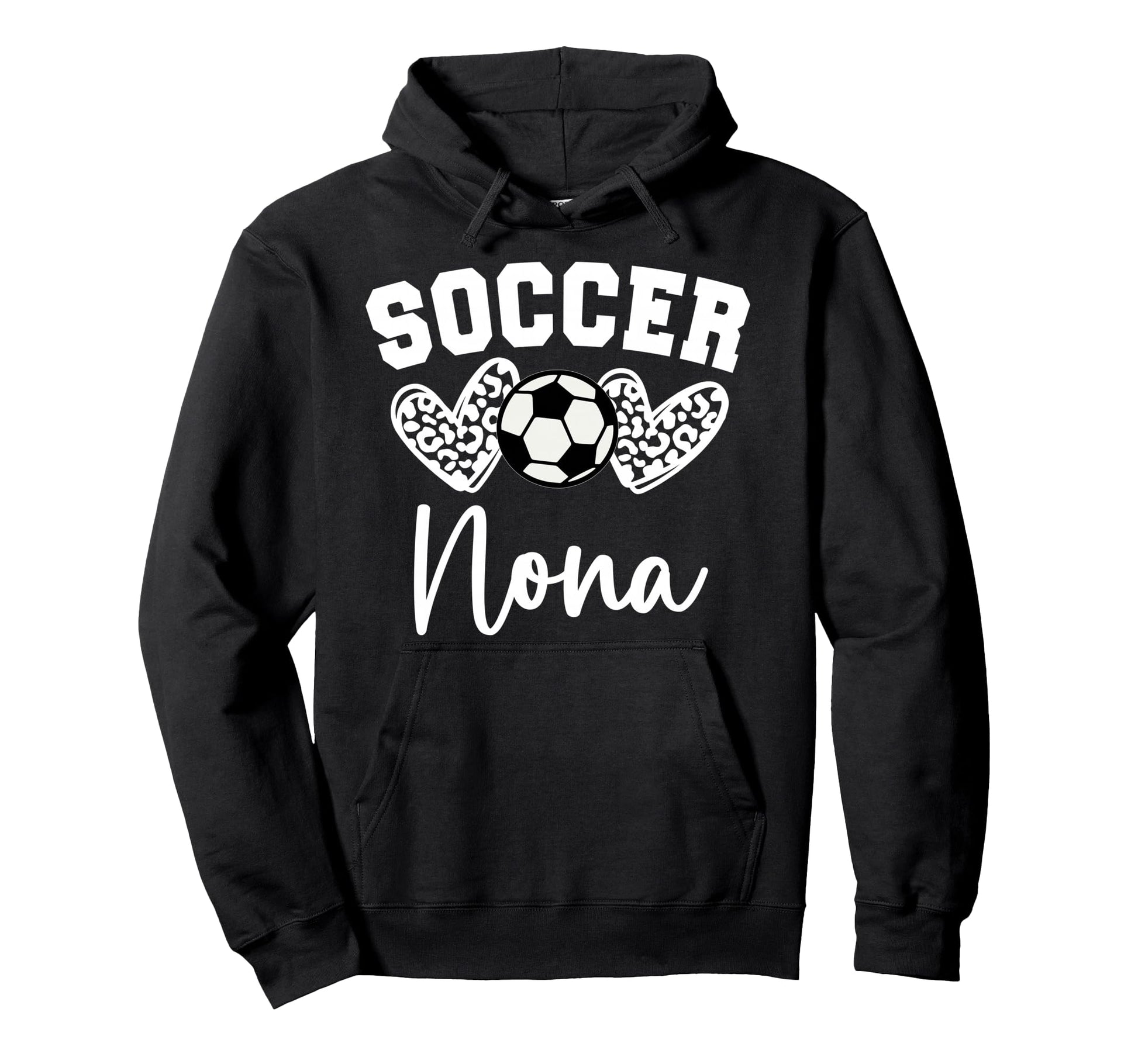 Soccer Nona Matching Family Soccer Hoodie - Aesthetic Graphic Unisex - T-Shirt, Sweatshirt, Hoodie