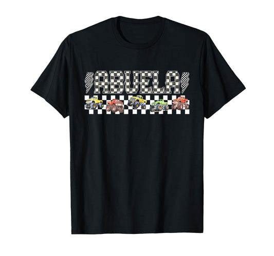 Abuela Monster Truck Family Crew T-Shirt - Custom Art Print for Adults - T-Shirt, Sweatshirt, Hoodie
