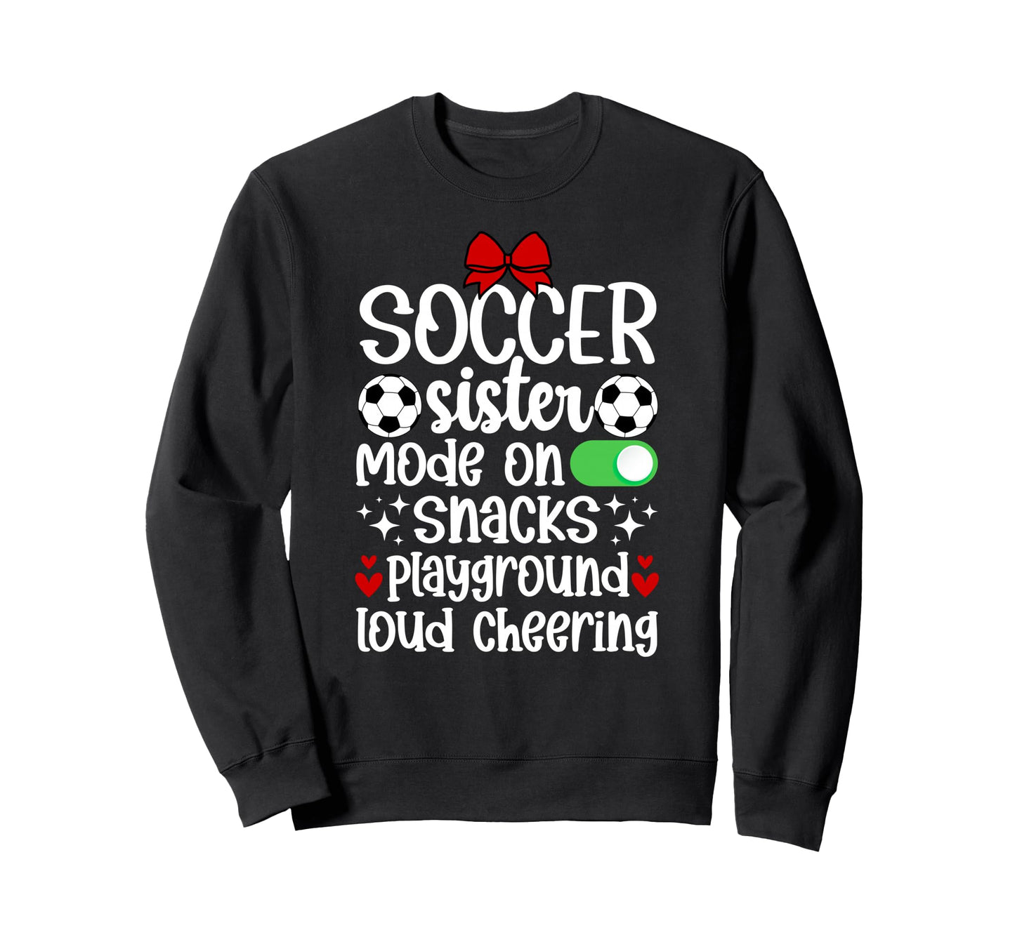 Soccer Sister Mode Sister Soccer Sweatshirt - Minimalist Print Men Women - T-Shirt, Sweatshirt, Hoodie