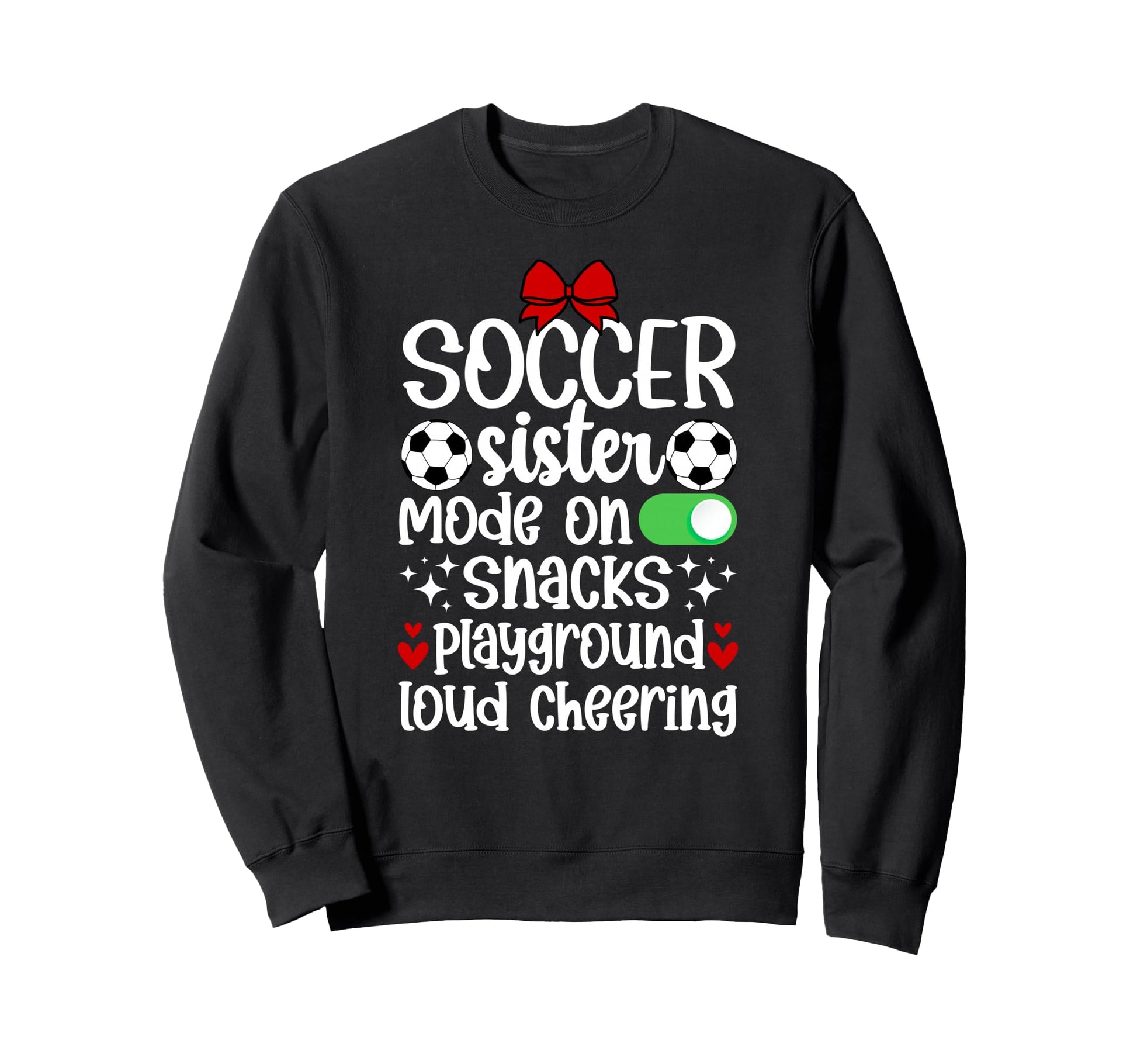 Soccer Sister Mode Sister Soccer Sweatshirt - Minimalist Print Men Women - T-Shirt, Sweatshirt, Hoodie