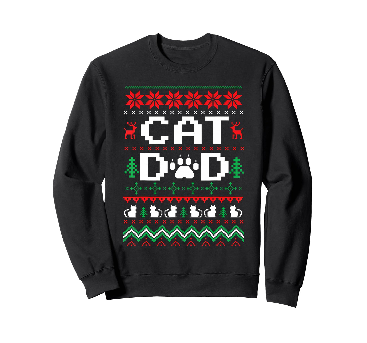Funny Cat Dad Ugly Cats Lover Sweatshirt - Fun Novelty Design Men Women - T-Shirt, Sweatshirt, Hoodie