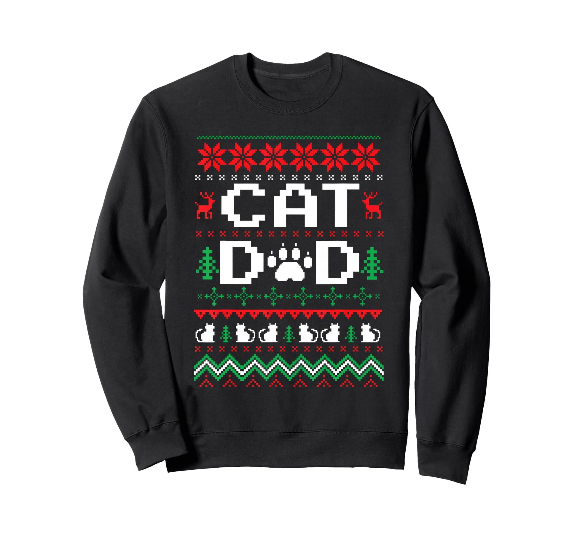 Funny Cat Dad Ugly Cats Lover Sweatshirt - Fun Novelty Design Men Women - T-Shirt, Sweatshirt, Hoodie
