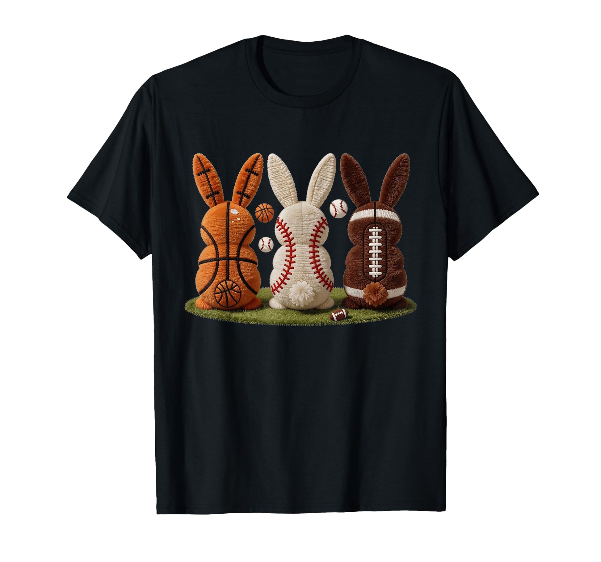 Easter Bunny Sports Basketball T-Shirt - Custom Art Print Men Women - T-Shirt, Sweatshirt, Hoodie