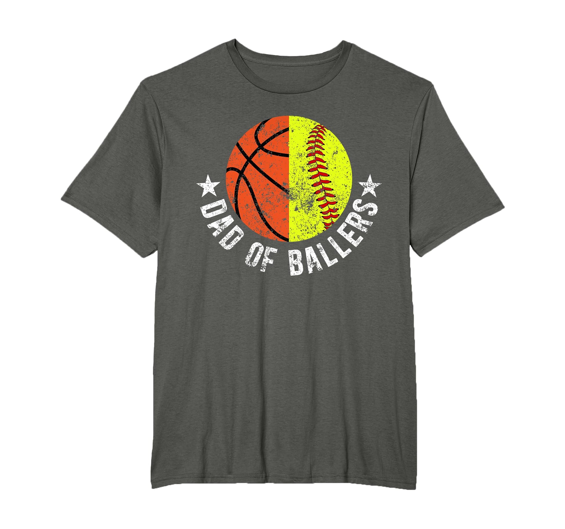 Dad Ballers Proud Basketball T-Shirt - Custom Art Print for Adults - T-Shirt, Sweatshirt, Hoodie