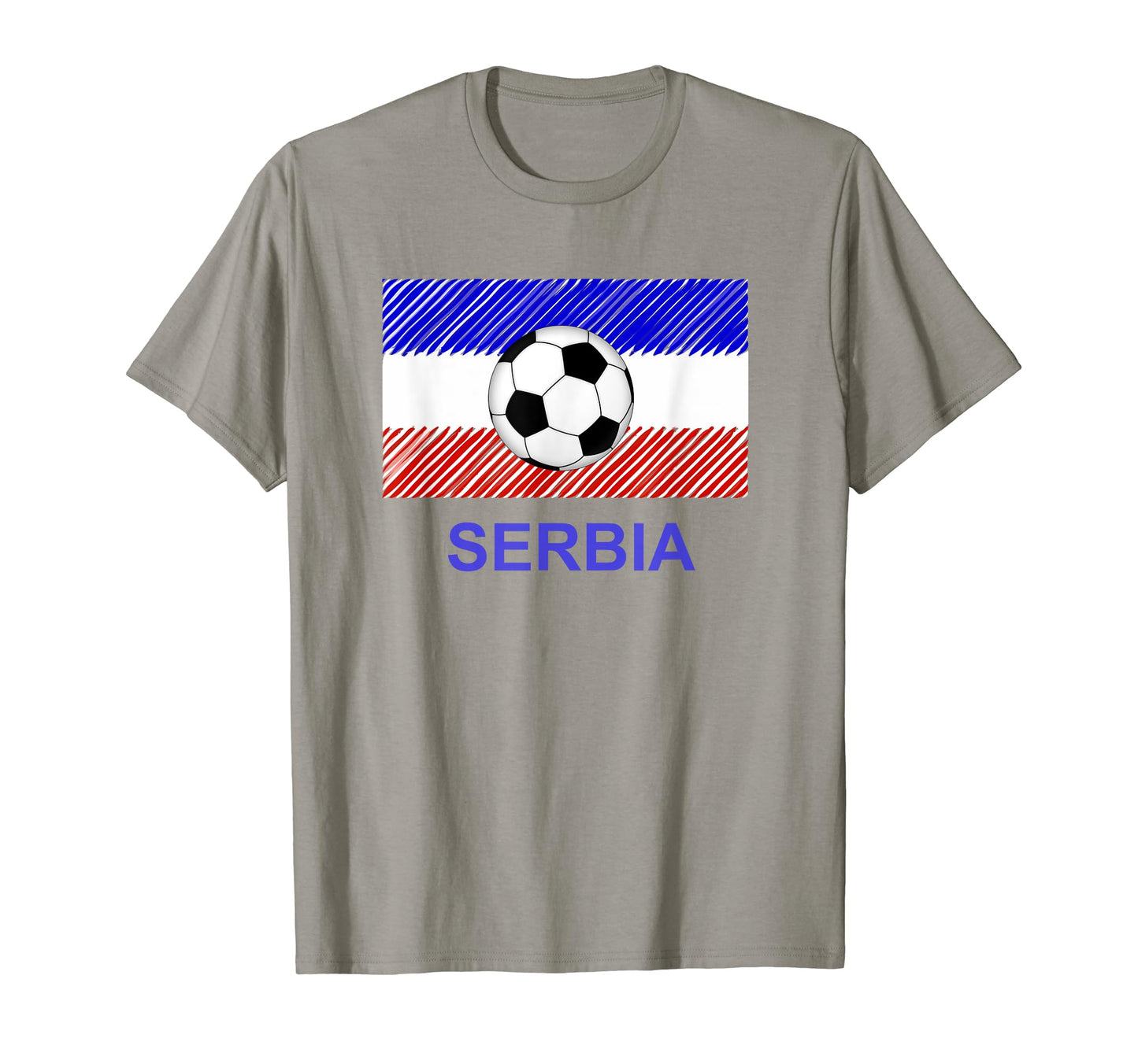 Serbia Futbol Soccer T-Shirt - Minimalist Print for Adults - T-Shirt, Sweatshirt, Hoodie