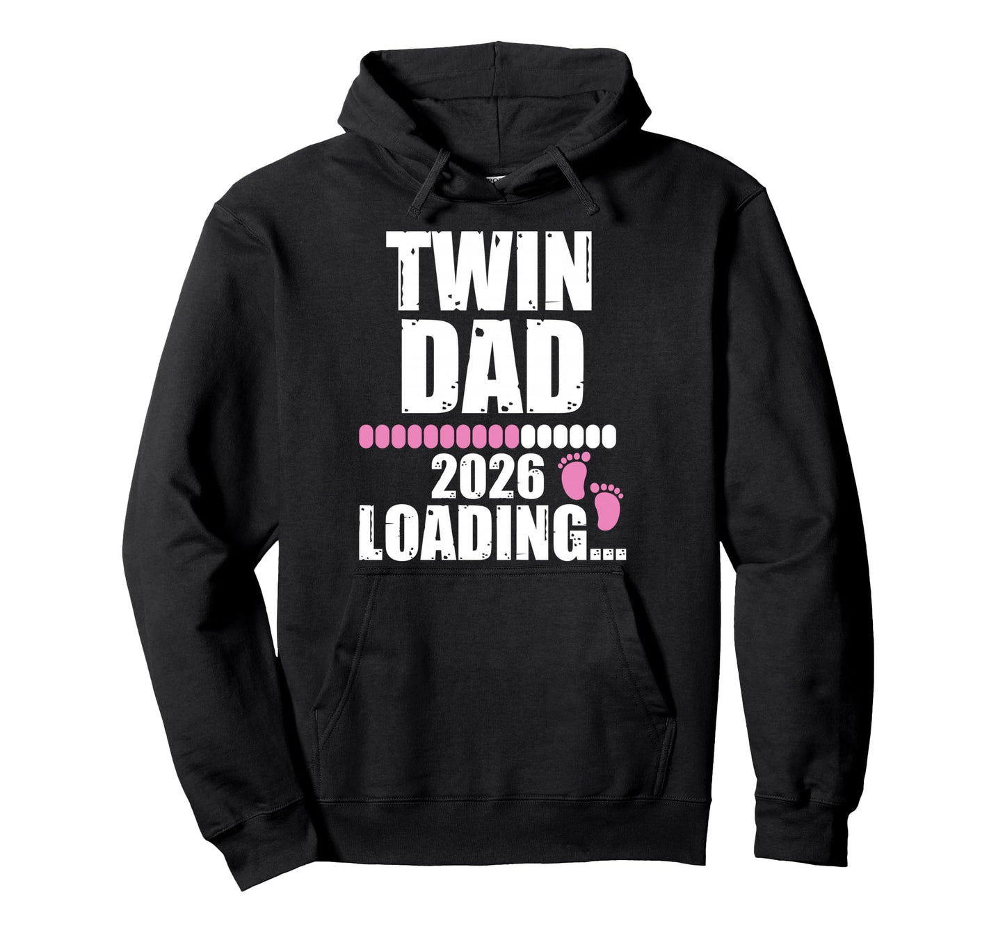 Twin Dad Love Loading 2026 Shower Hoodie - Fun Novelty Design Men Women - T-Shirt, Sweatshirt, Hoodie