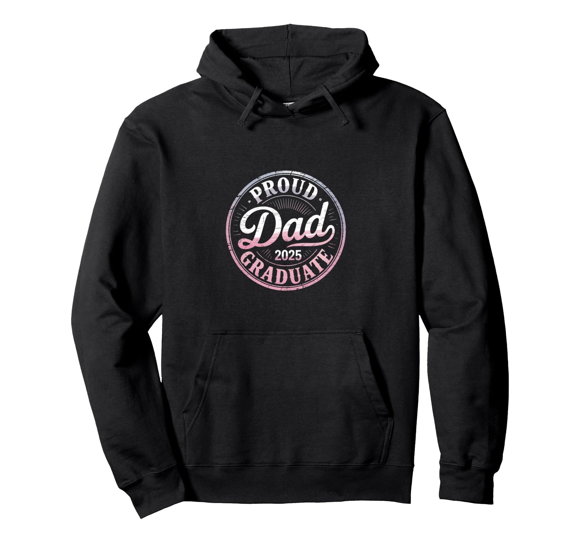 Proud Dad 2025 Graduate Year Hoodie - Custom Art Print for Adults - T-Shirt, Sweatshirt, Hoodie