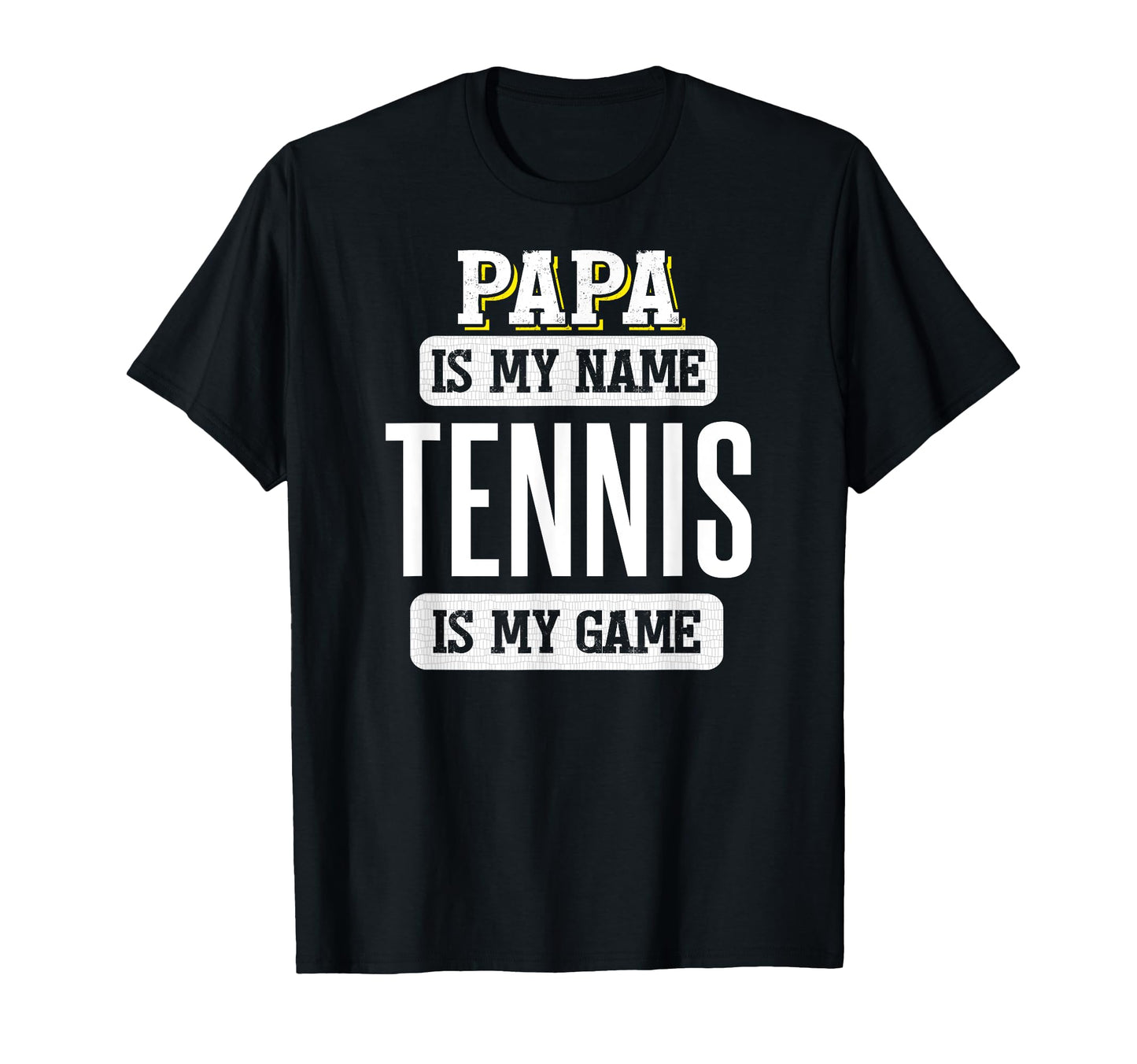Funny Tennis Gift Papa Fathers Day T-Shirt - Streetwear Style Unisex - T-Shirt, Sweatshirt, Hoodie