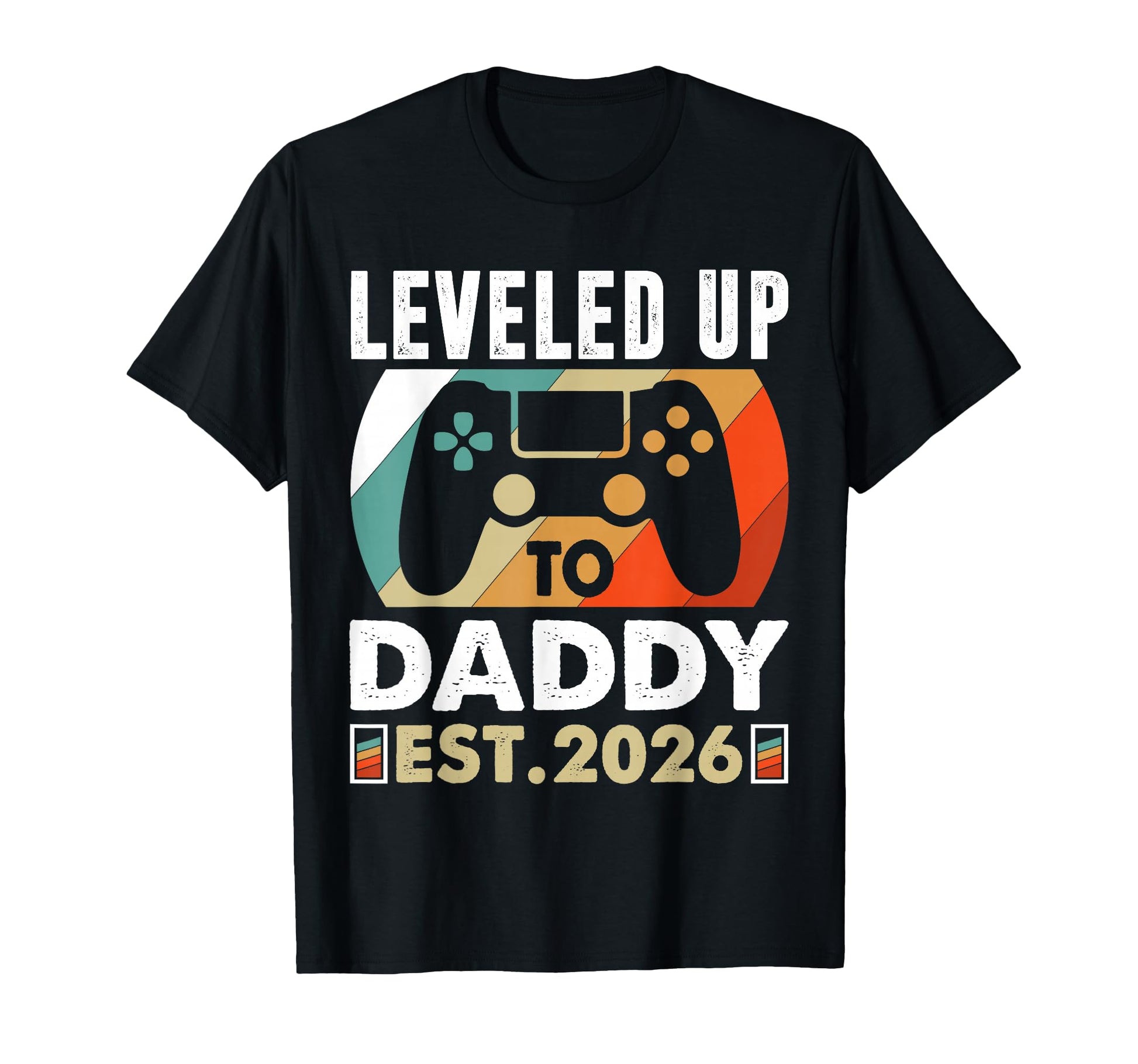 I Leveled Up To Dad 2026 Soon To Be T-Shirt - Minimalist Print for Adults - T-Shirt, Sweatshirt, Hoodie