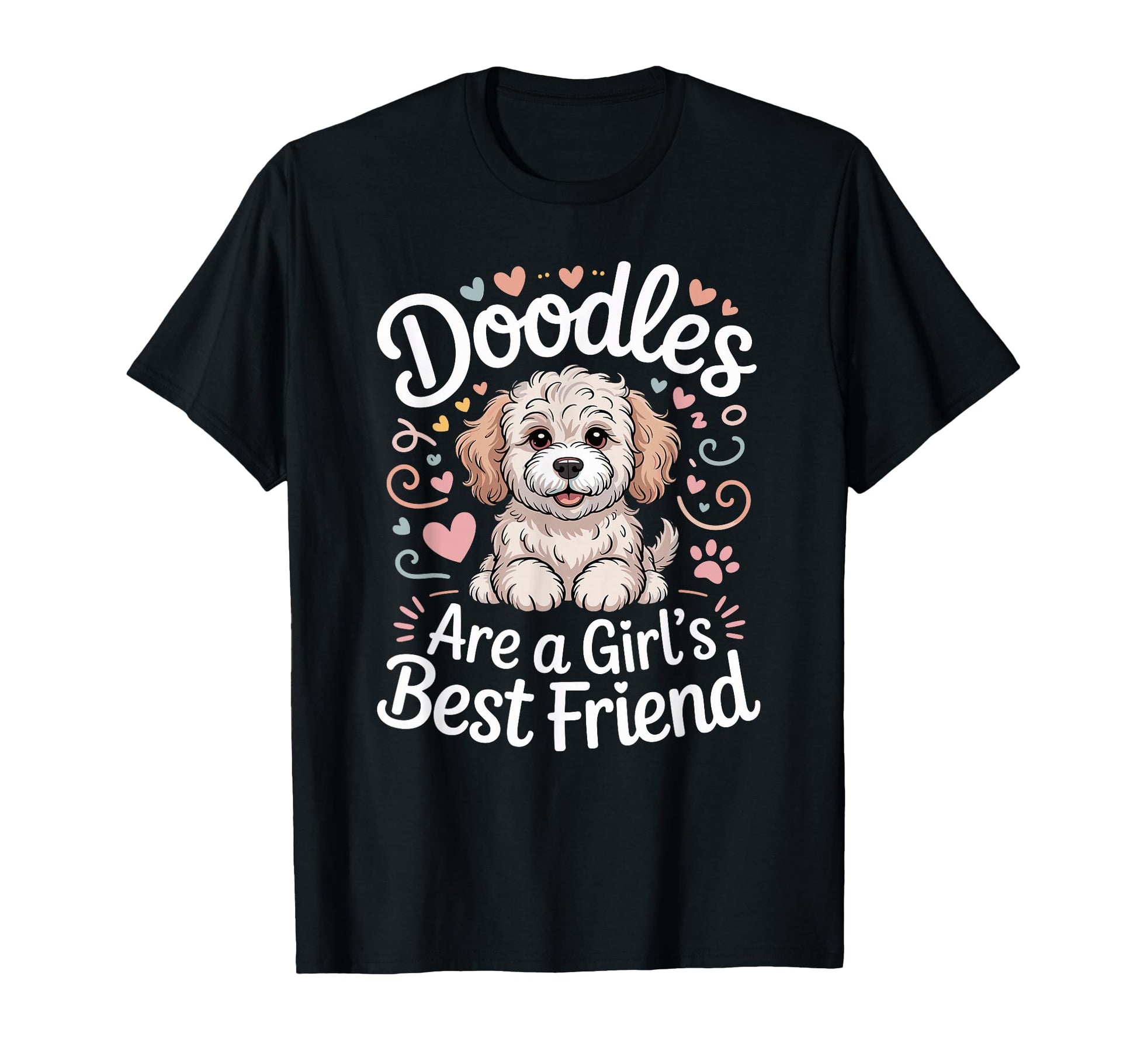 Doodles Are Best Friend Golden T-Shirt - Graphic Print Men Women - T-Shirt, Sweatshirt, Hoodie