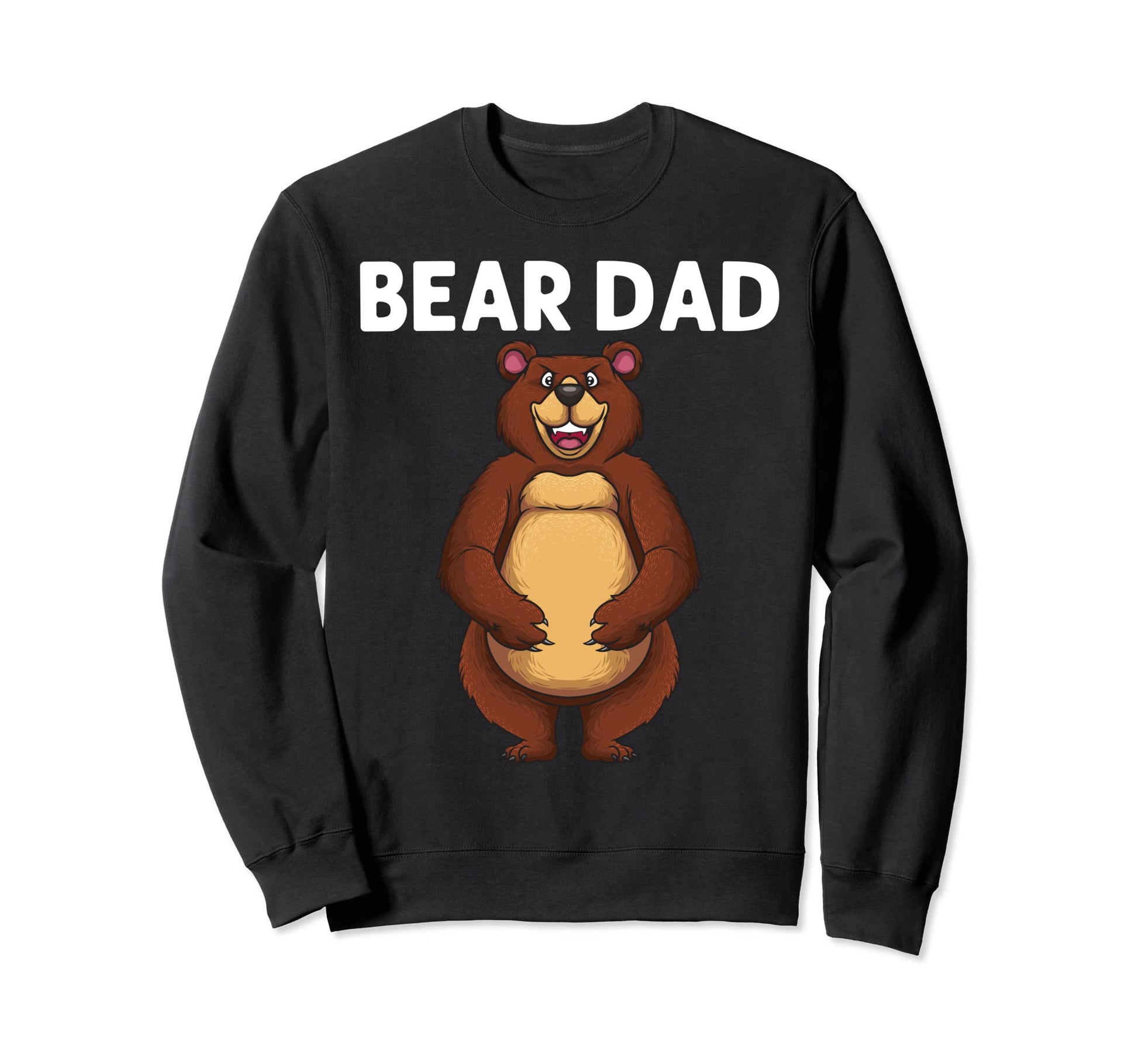 Funny Bear Art Dad Papa Bears Grizzly Sweatshirt - Unique Graphic Unisex - T-Shirt, Sweatshirt, Hoodie