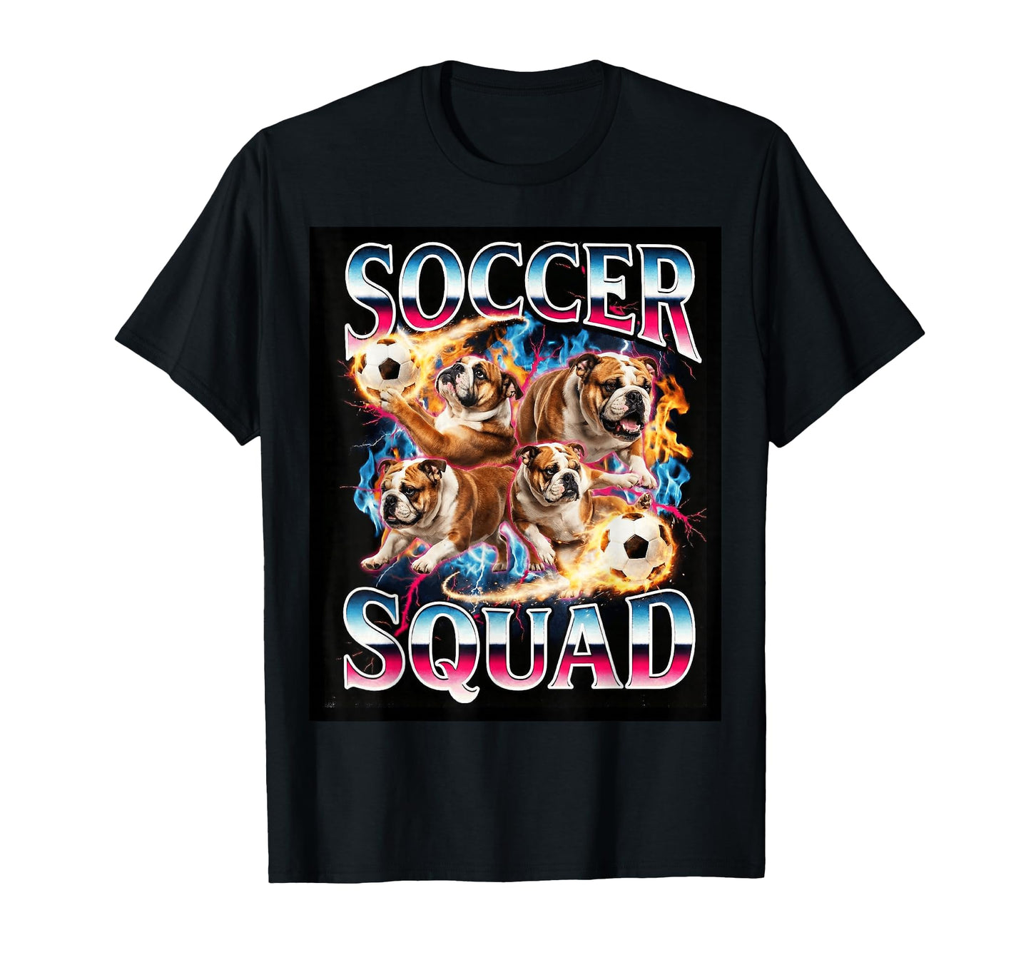 Funny Soccer Squad Meme Bootleg T-Shirt - Fun Novelty Design Men Women - T-Shirt, Sweatshirt, Hoodie