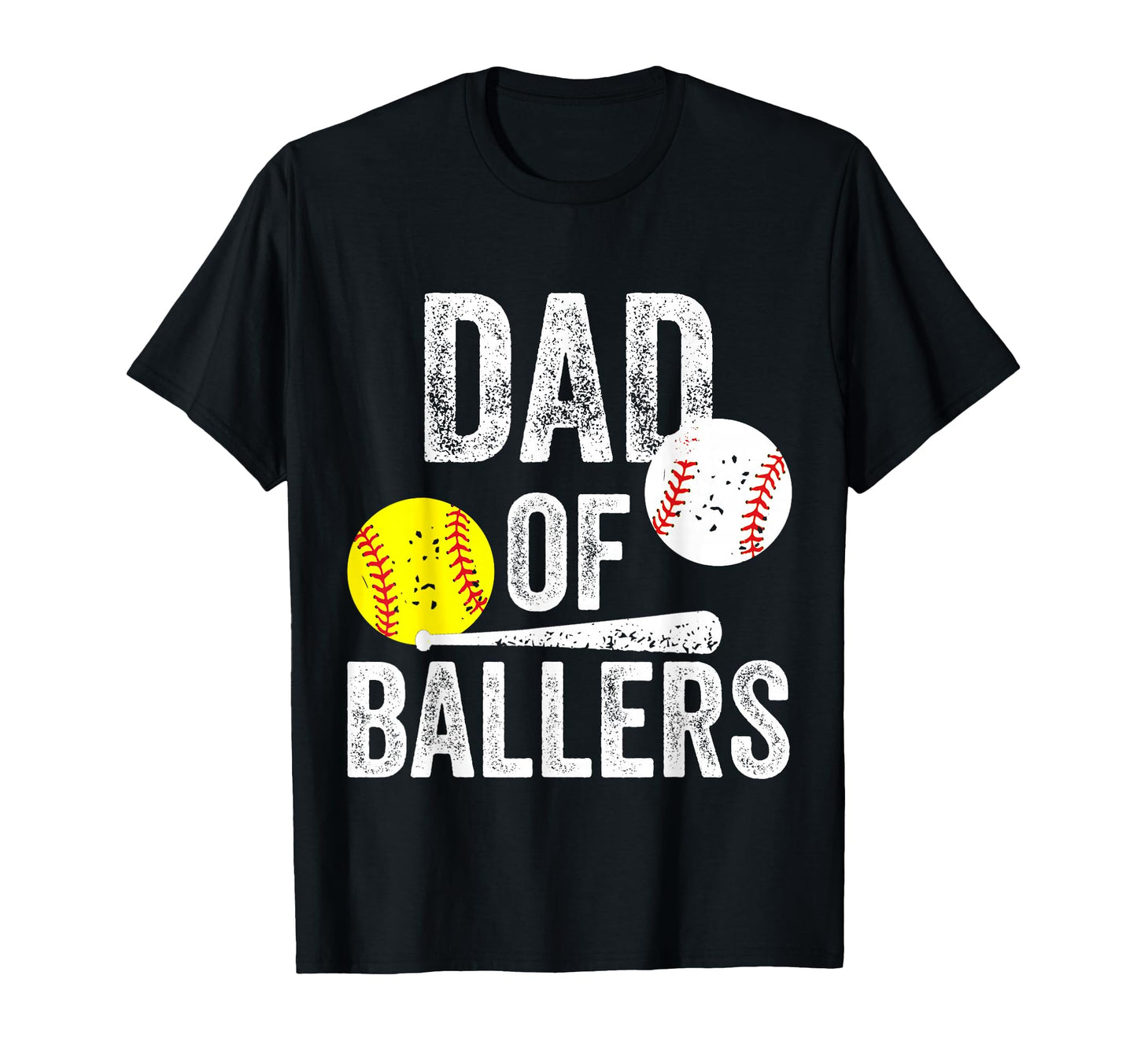 Dad Ballers Funny Dad Baseball And T-Shirt - Aesthetic Graphic Men Women - T-Shirt, Sweatshirt, Hoodie