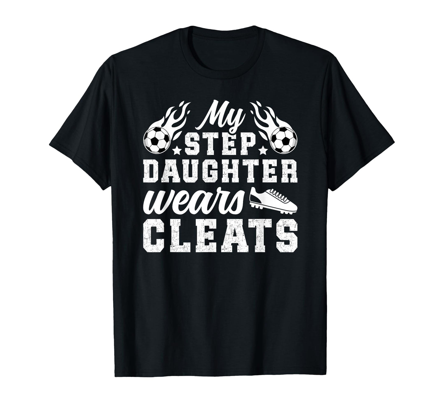 Soccer Step Dad Proud Soccer Player T-Shirt - Custom Art Print Men Women - T-Shirt, Sweatshirt, Hoodie