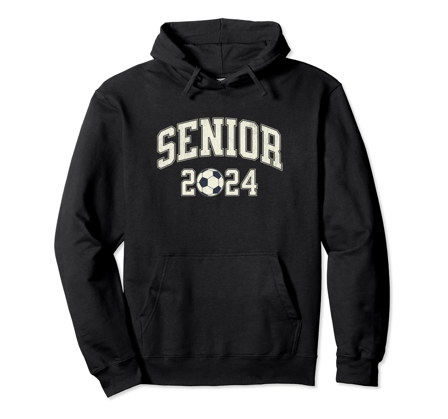 Class 2024 Senior Soccer Hoodie - Fun Novelty Design Men Women - T-Shirt, Sweatshirt, Hoodie