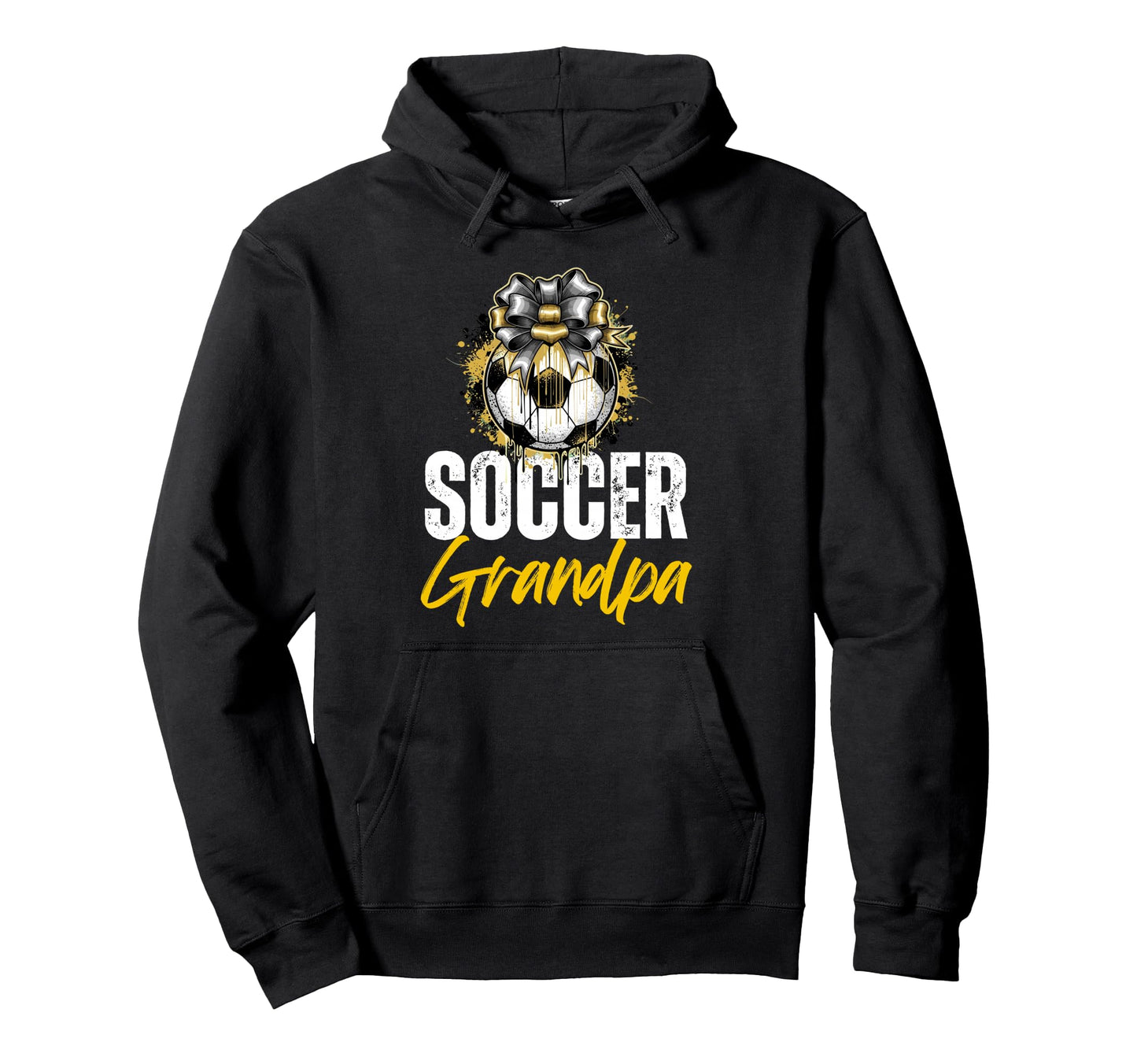 Funny Grandpa Proud Soccer Lover Papa Hoodie - Streetwear Style for Adults - T-Shirt, Sweatshirt, Hoodie