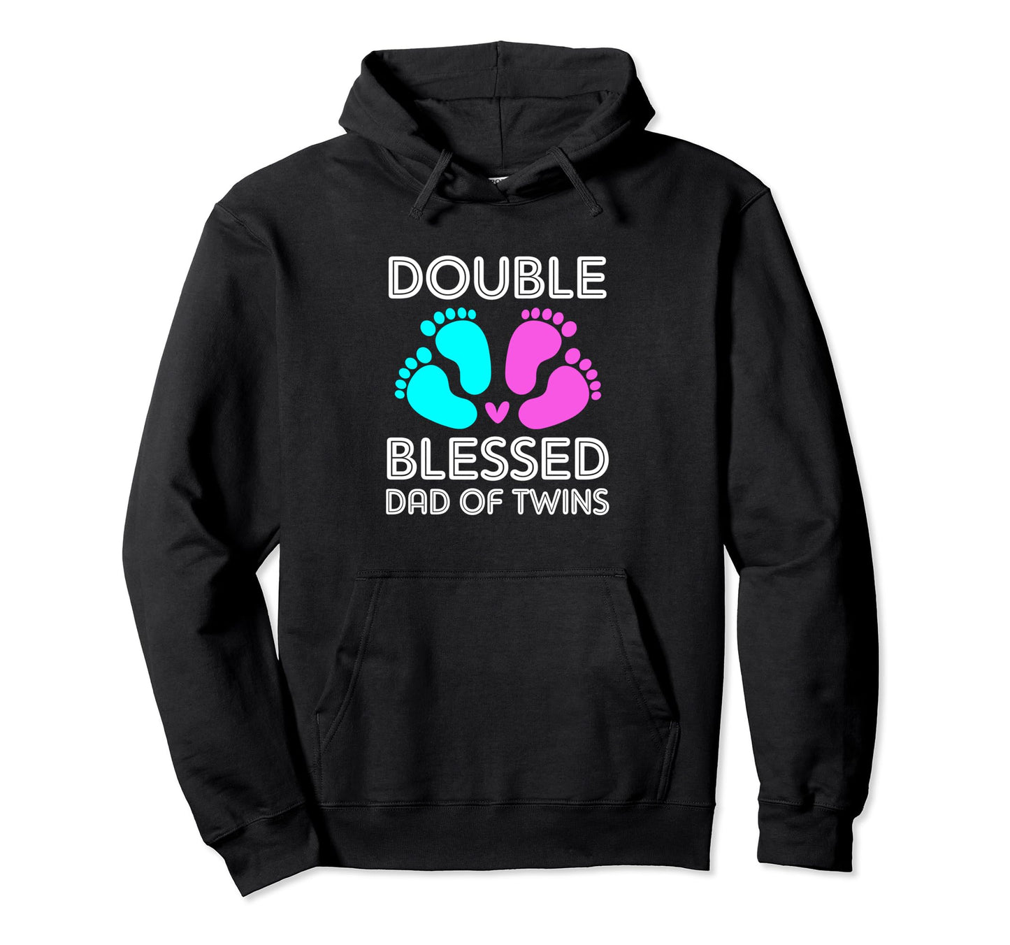 Gender Reveal Parents Double Blessed Hoodie - Streetwear Style Men Women - T-Shirt, Sweatshirt, Hoodie