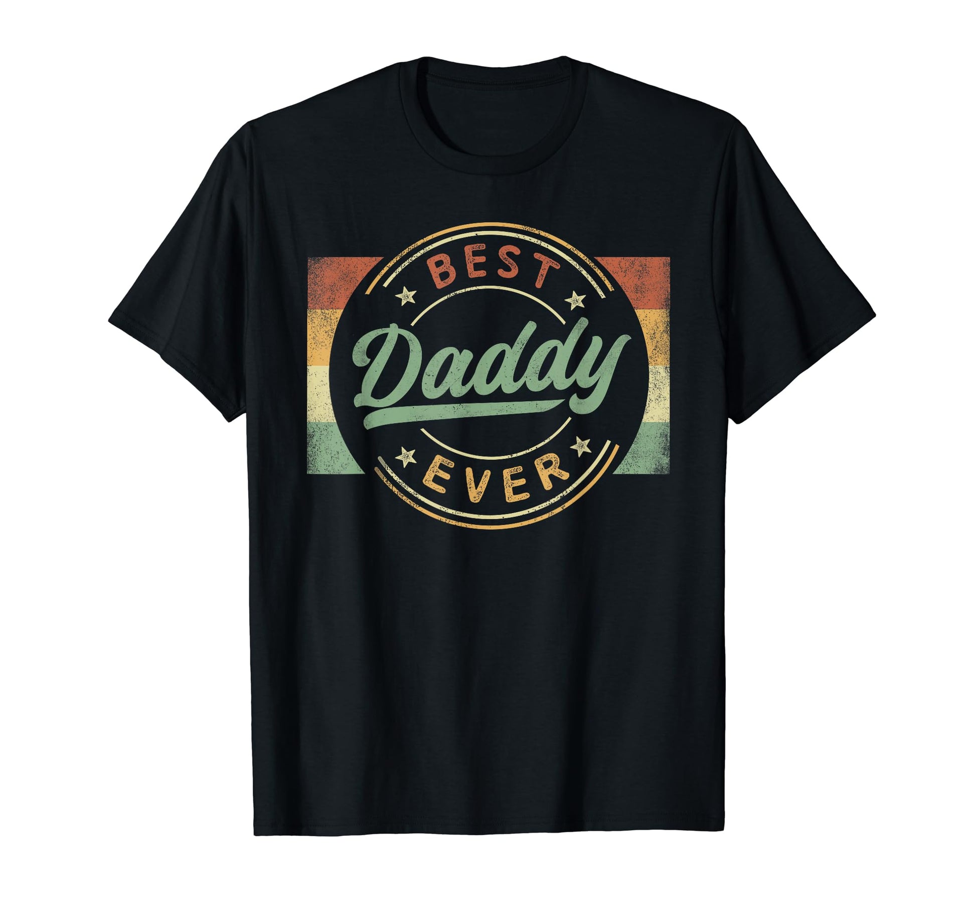 Best Daddy Ever Emblem Fathers Day Daddy T-Shirt - Unique Graphic Unisex - T-Shirt, Sweatshirt, Hoodie