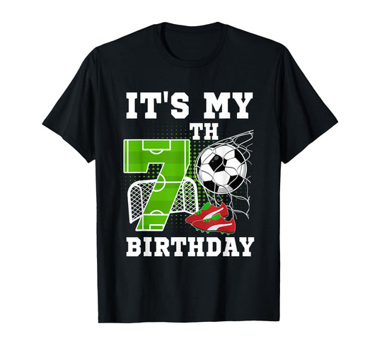 7 Year Old Birthday Its My 7Th Birthday T-Shirt - Aesthetic Graphic Unisex - T-Shirt, Sweatshirt, Hoodie