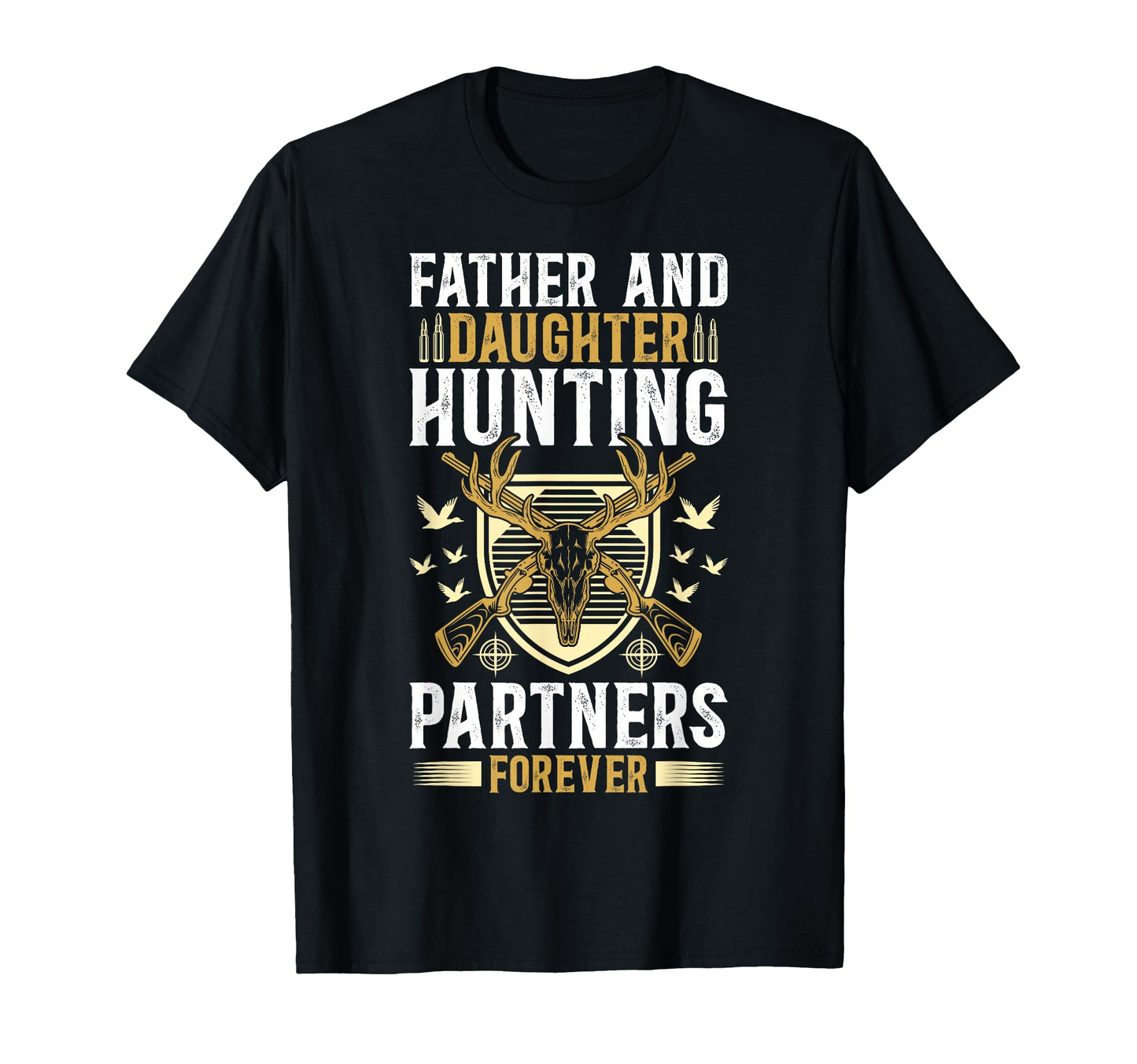 Father And Daughter Hunting Partners T-Shirt - Aesthetic Graphic Men Women - T-Shirt, Sweatshirt, Hoodie