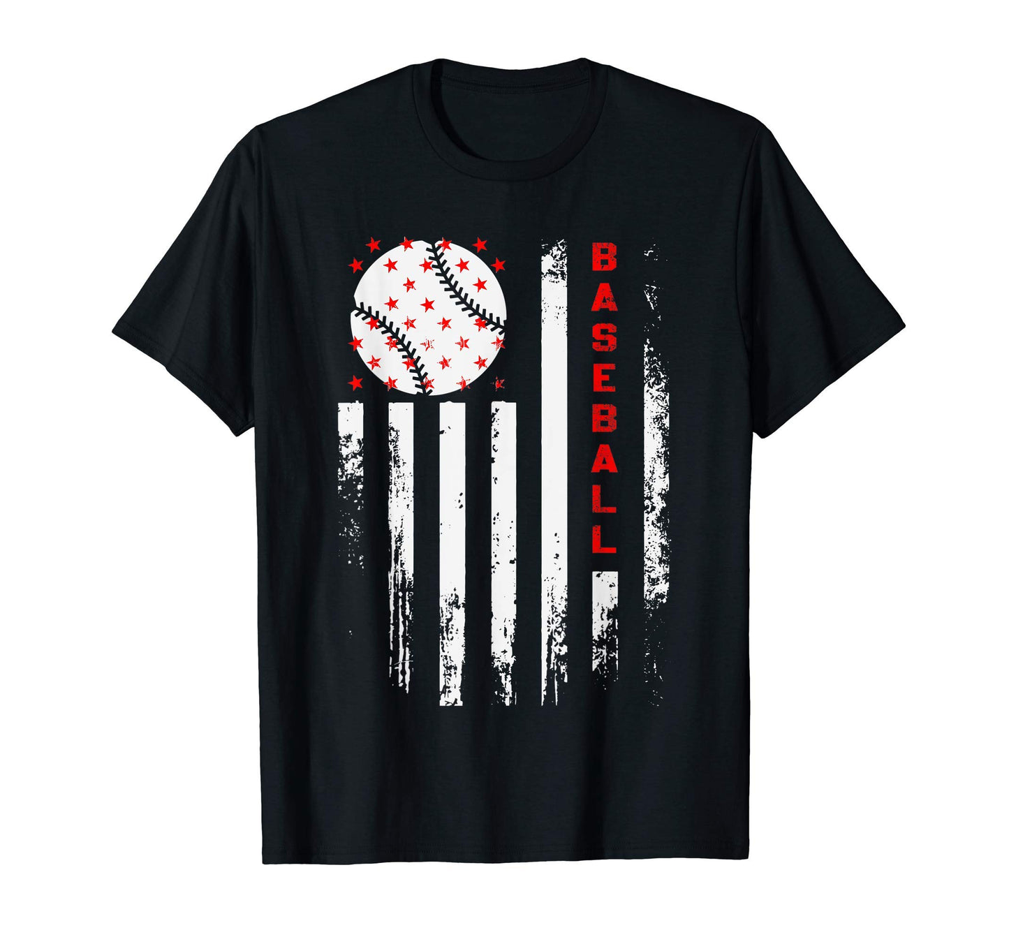 Usa American Flag Baseball Flag Dad Mom T-Shirt - Streetwear Style Unisex - T-Shirt, Sweatshirt, Hoodie