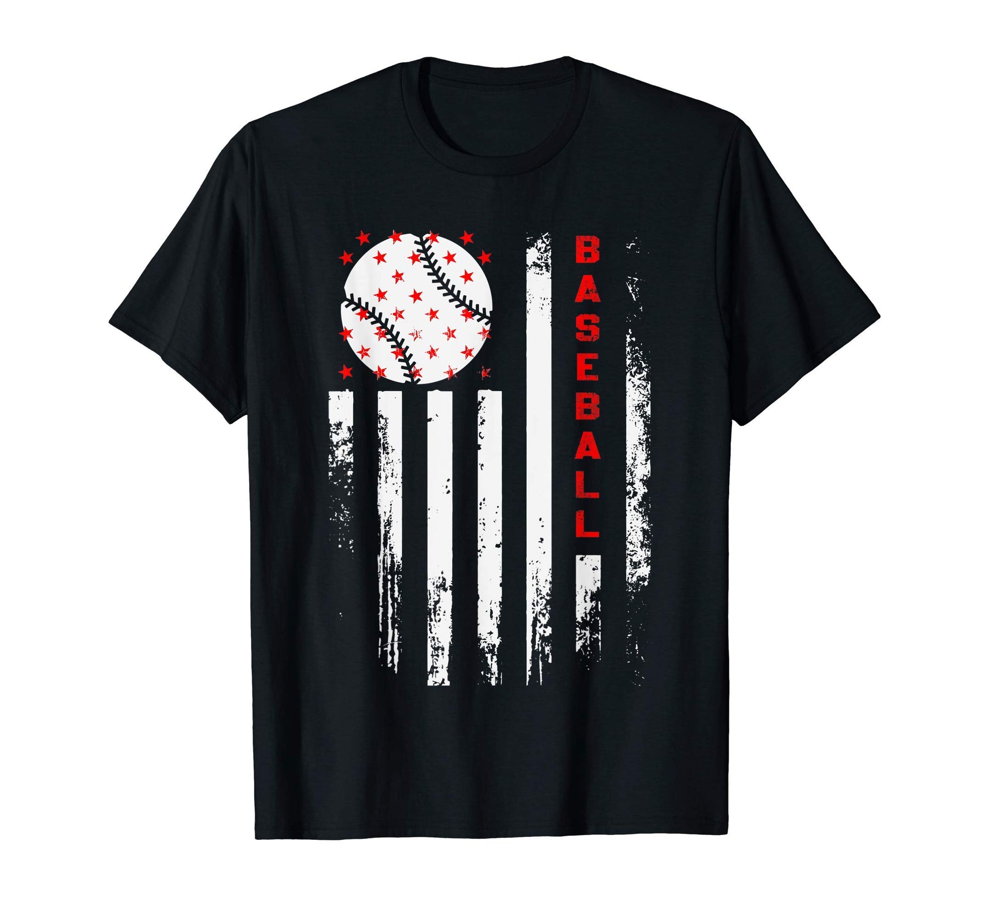 Usa American Flag Baseball Flag Dad Mom T-Shirt - Streetwear Style Unisex - T-Shirt, Sweatshirt, Hoodie