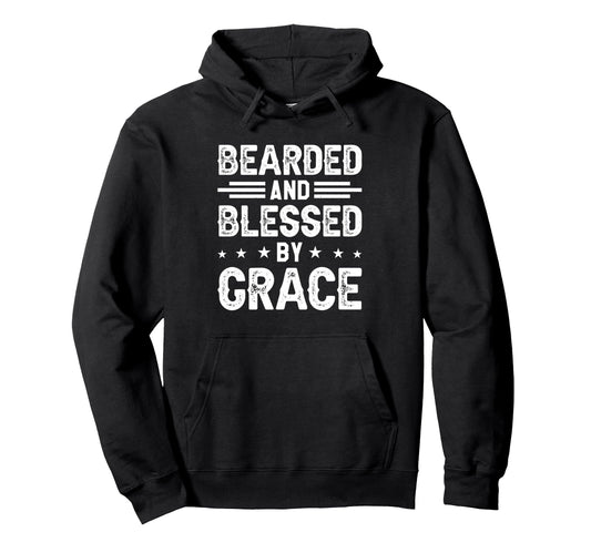Bearded And Blessed Dog Lover Hoodie - Aesthetic Graphic Men Women - T-Shirt, Sweatshirt, Hoodie