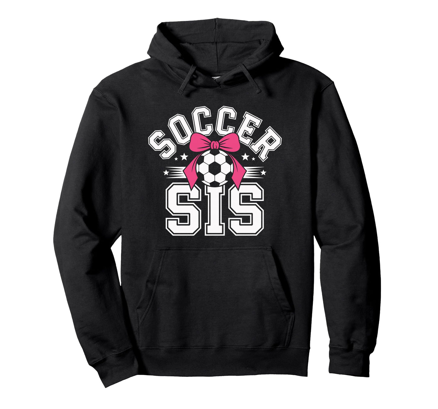 Soccer Sister Funny Coquette Bow Hoodie - Streetwear Style for Adults - T-Shirt, Sweatshirt, Hoodie