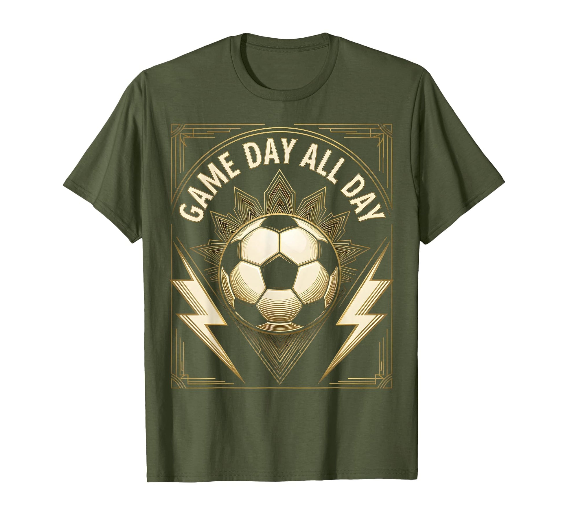 Game Day All Day Soccer T-Shirt - Custom Art Print Unisex - T-Shirt, Sweatshirt, Hoodie