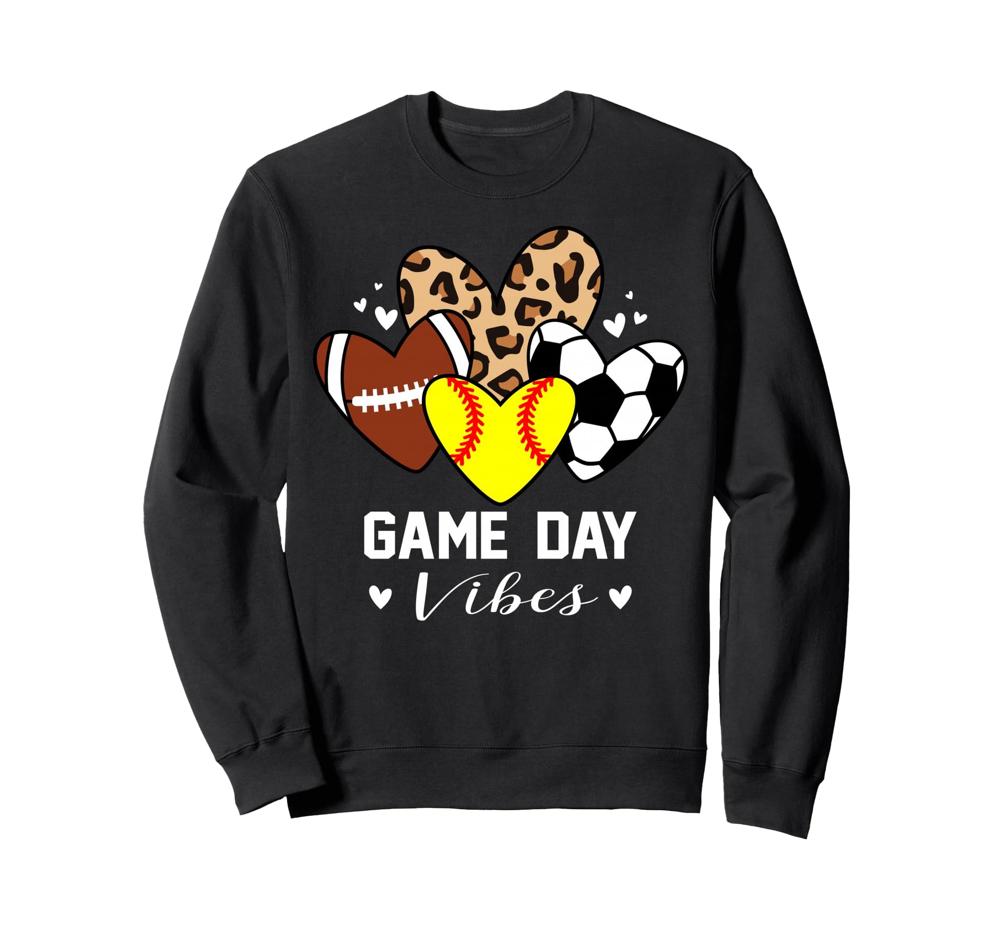 Game Day Vibes Funny Softball Sweatshirt - Fun Novelty Design Unisex - T-Shirt, Sweatshirt, Hoodie