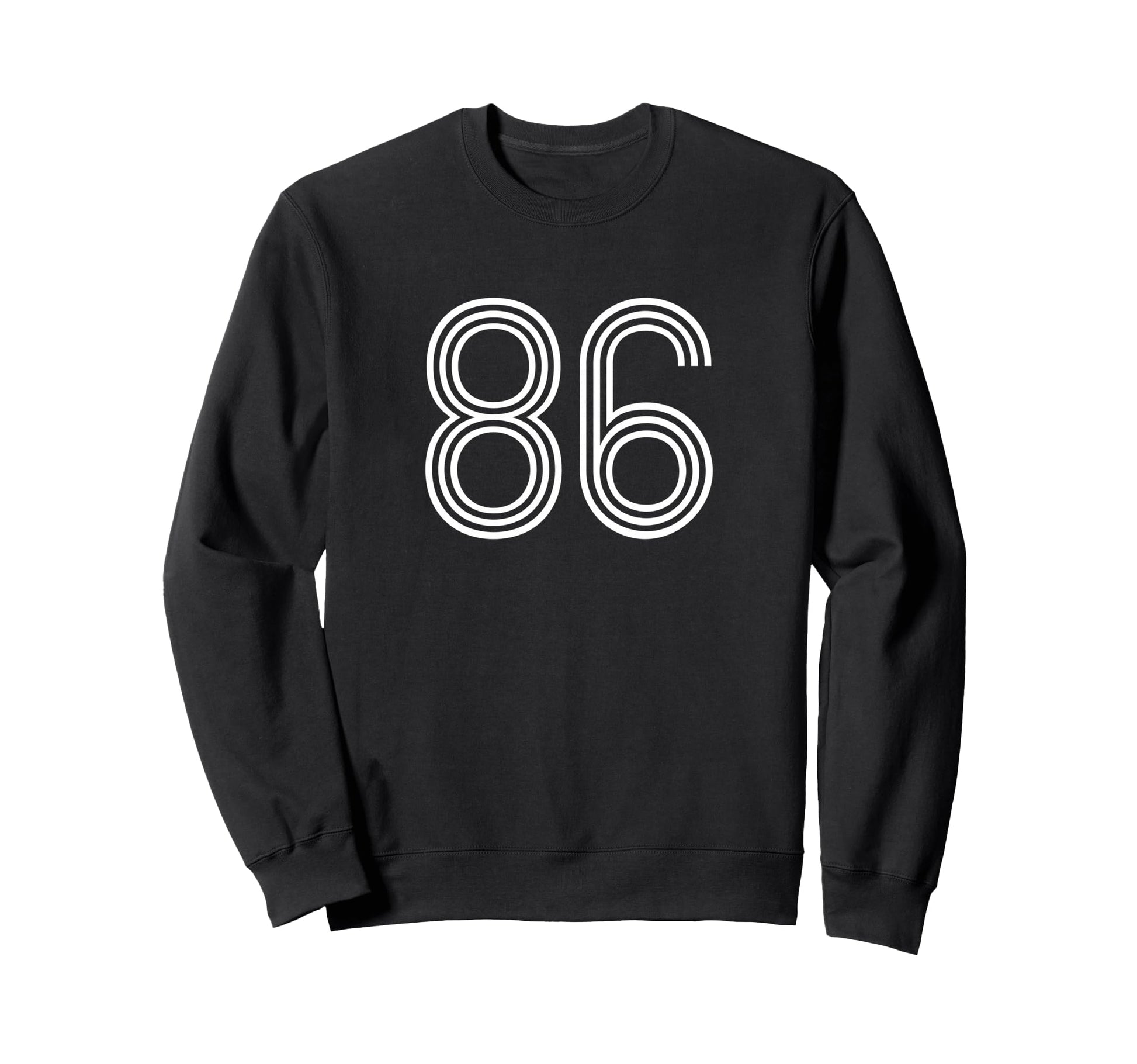 Number 86 1986 Sports Football Sweatshirt - Custom Art Print for Adults - T-Shirt, Sweatshirt, Hoodie
