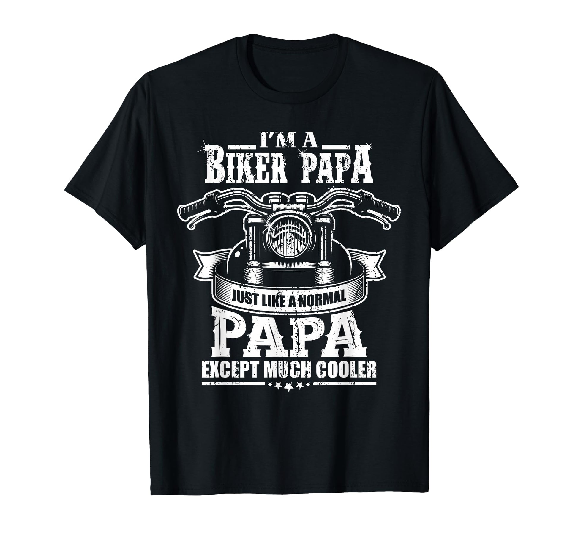Bike Grandpa Motorcycle Rider T-Shirt - Custom Art Print Men Women - T-Shirt, Sweatshirt, Hoodie