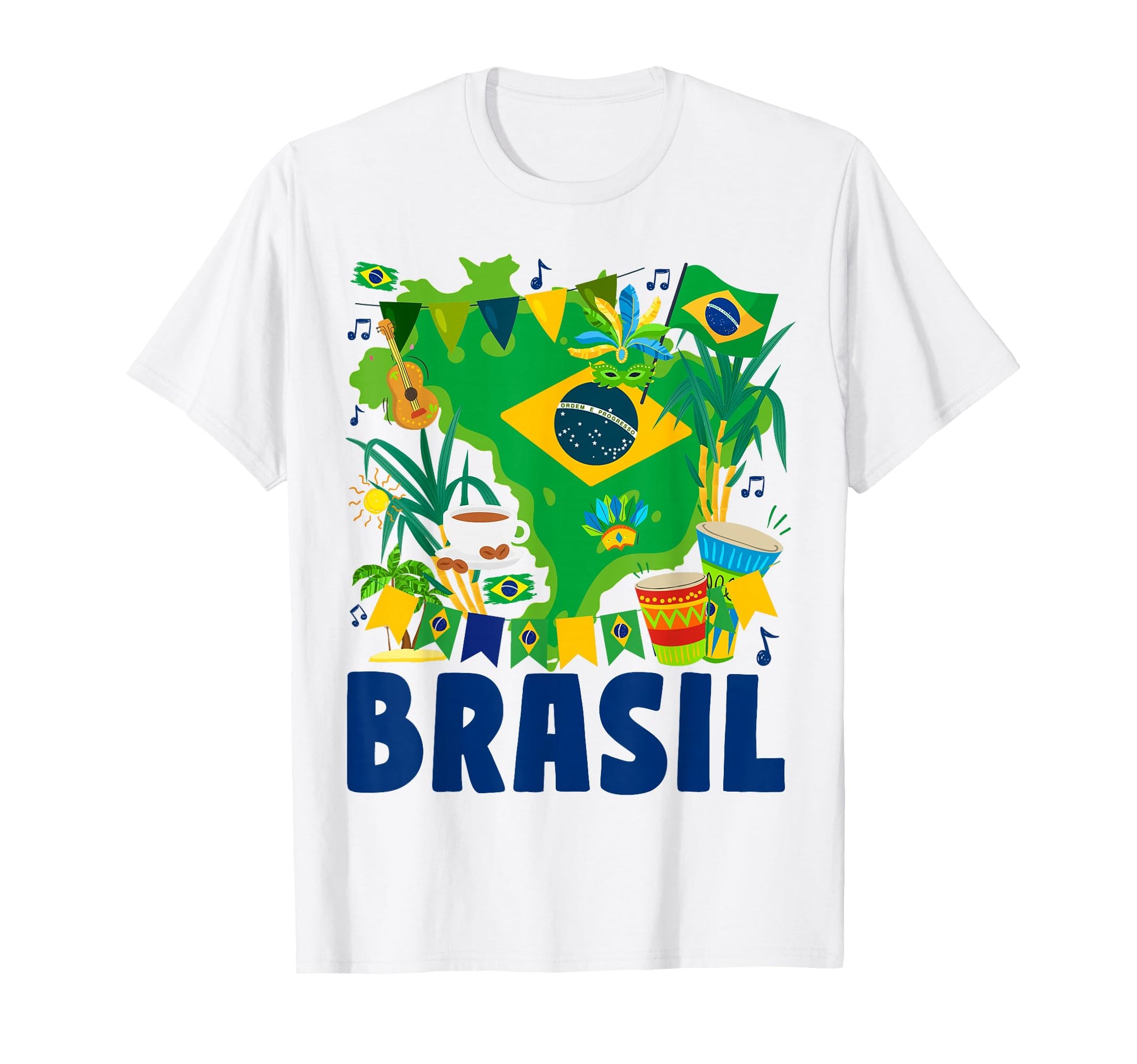 Brasil Flag Outfit Brazil Brazilian T-Shirt - Streetwear Style Men Women - T-Shirt, Sweatshirt, Hoodie
